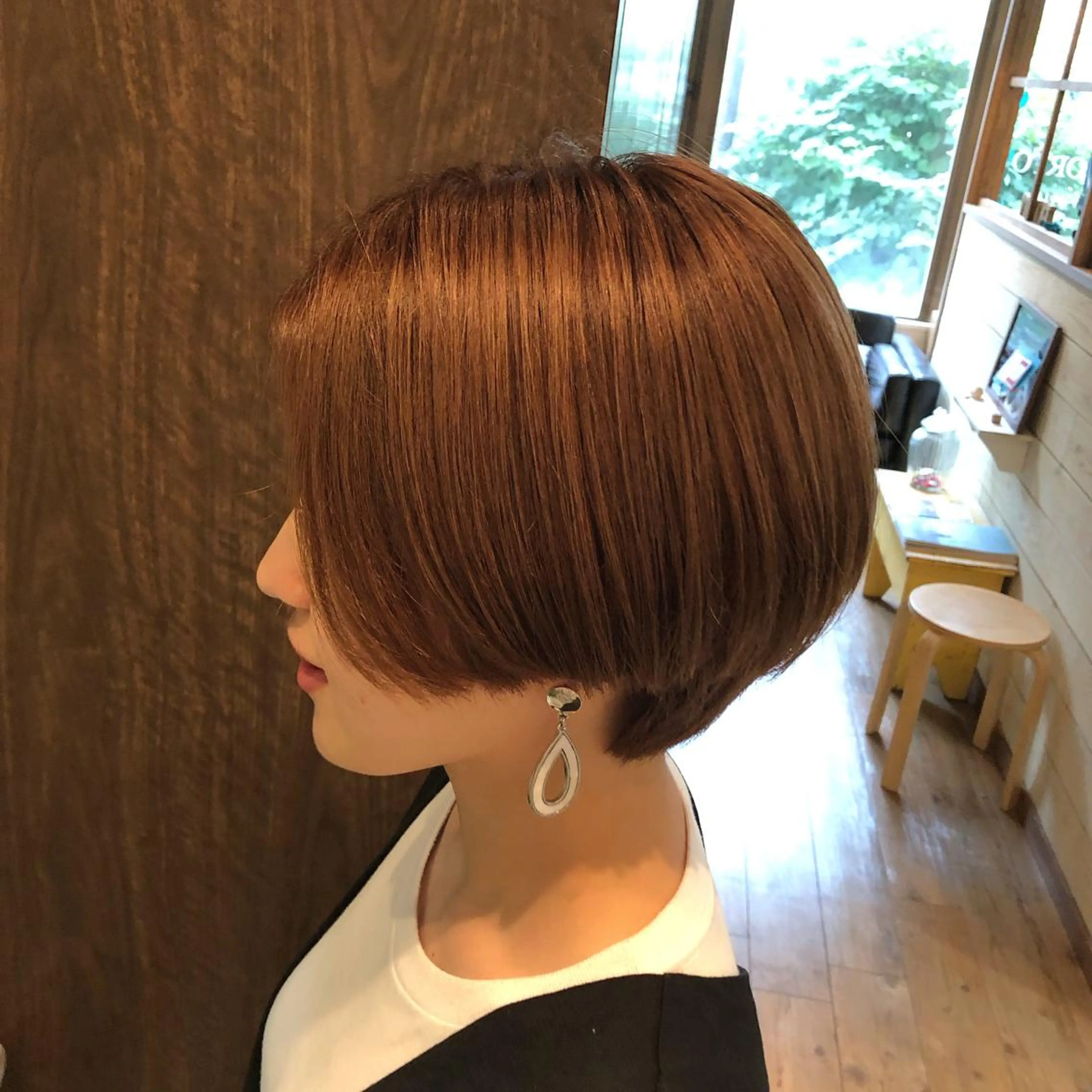 ショート カラー ハンサムショート オレンジ ショートヘア Topstylist HARUのヘアスタイル