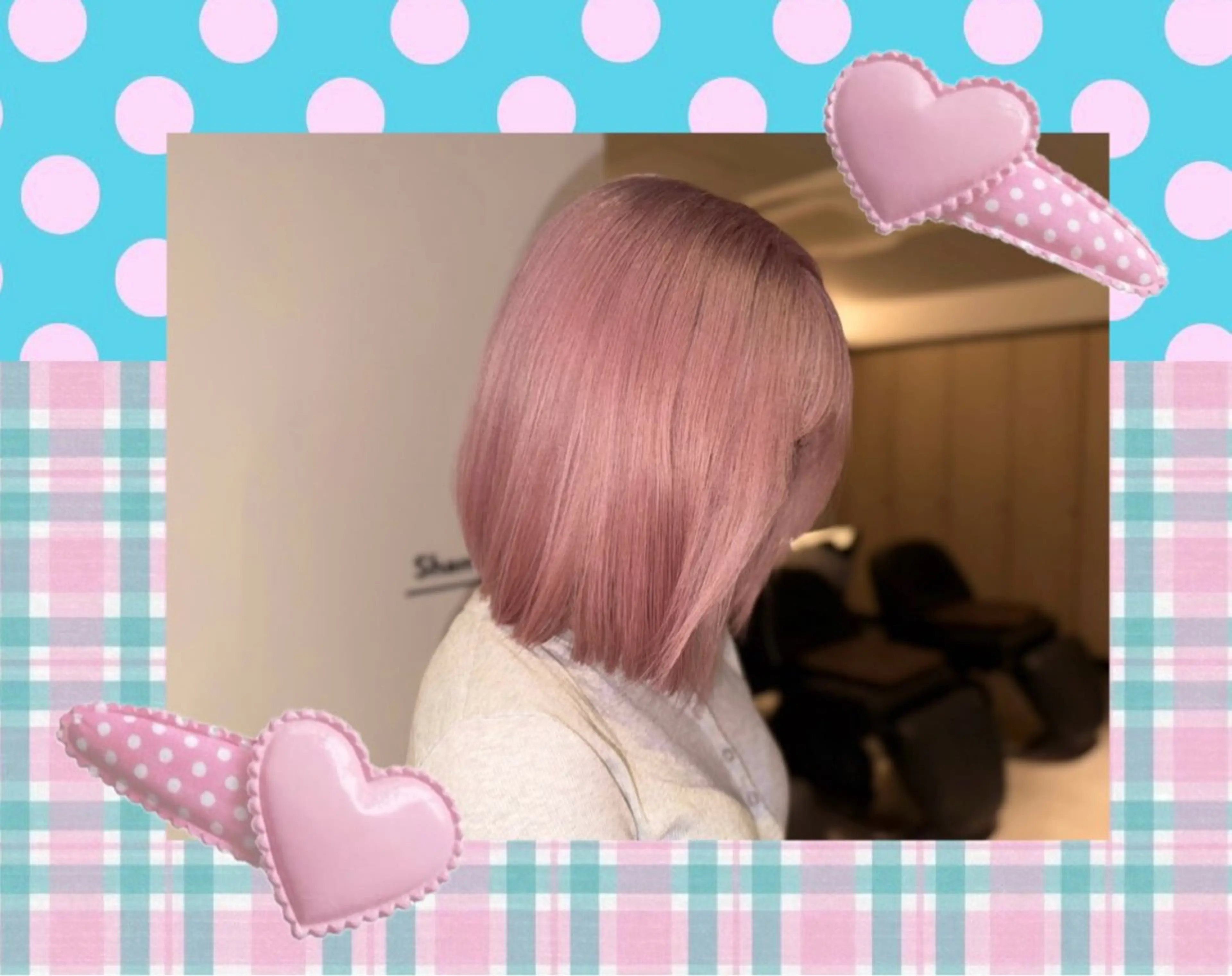 ミディアム カラー ヘアカラー トリートメント 岡山ハイトーン・ ルーツカラー/こもものヘアスタイル