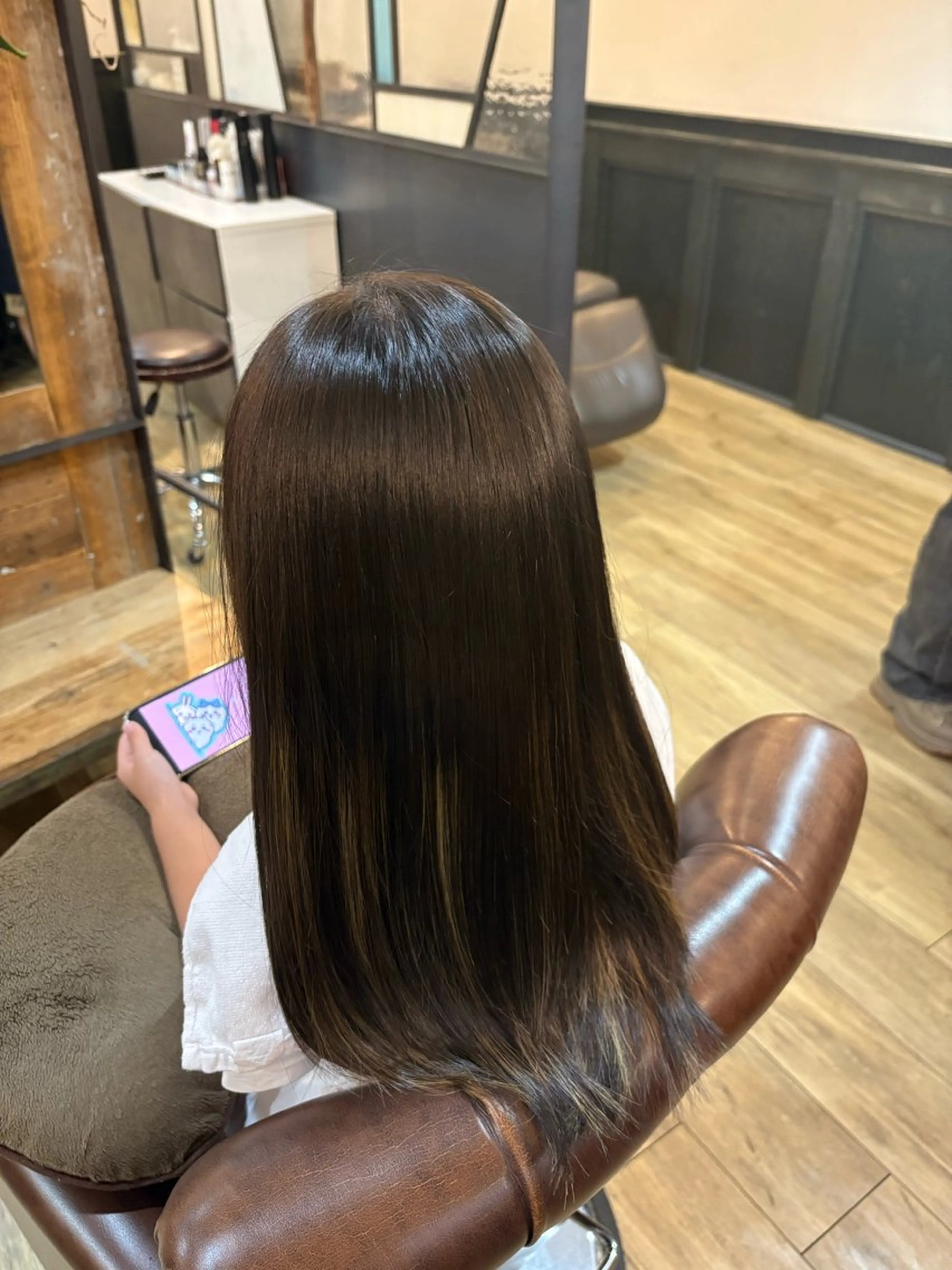 ロング トリートメント 加藤 幸香のヘアスタイル