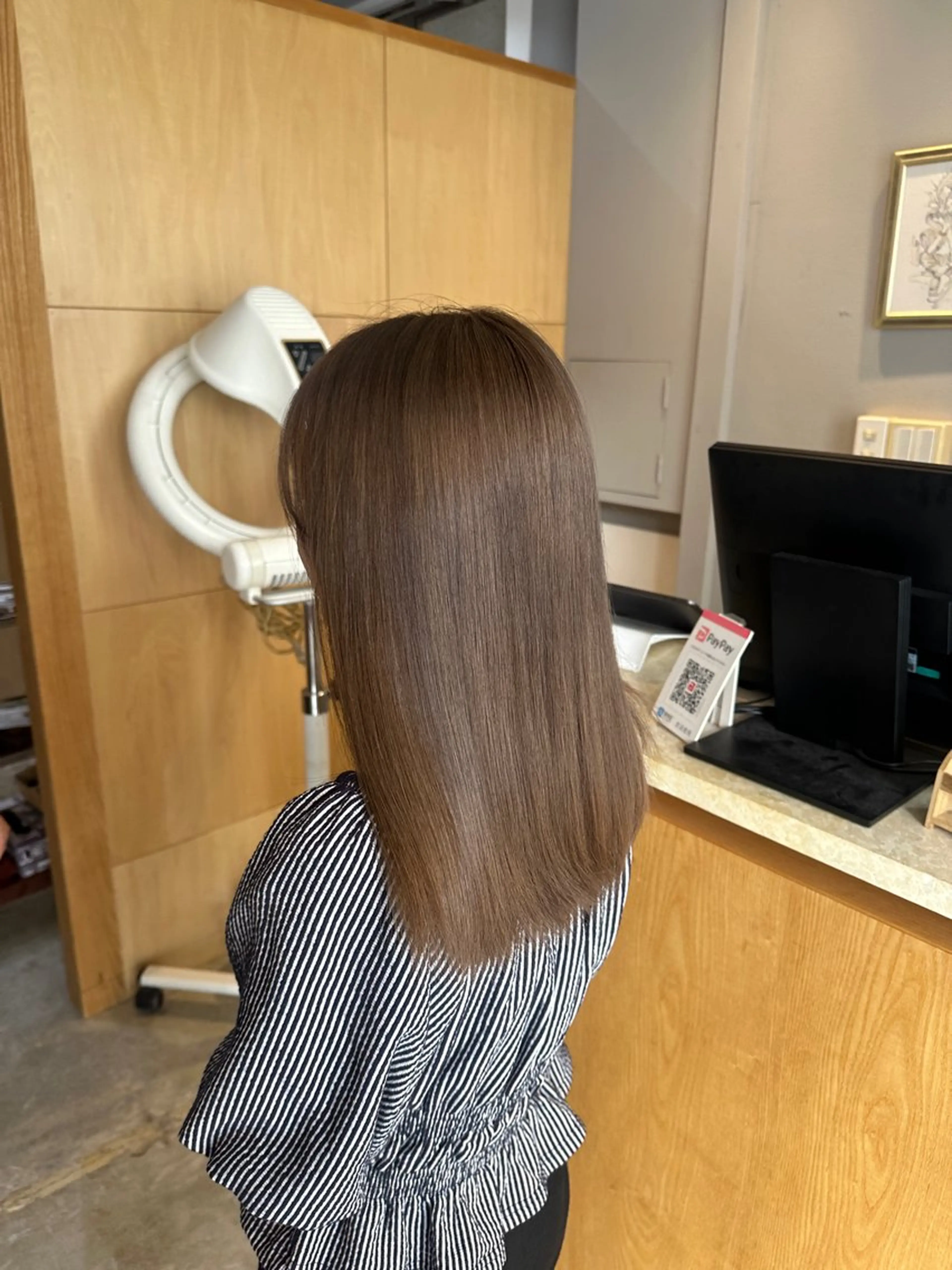 ミディアム ヘアカラー トリートメント miloc MOMOKAのヘアスタイル