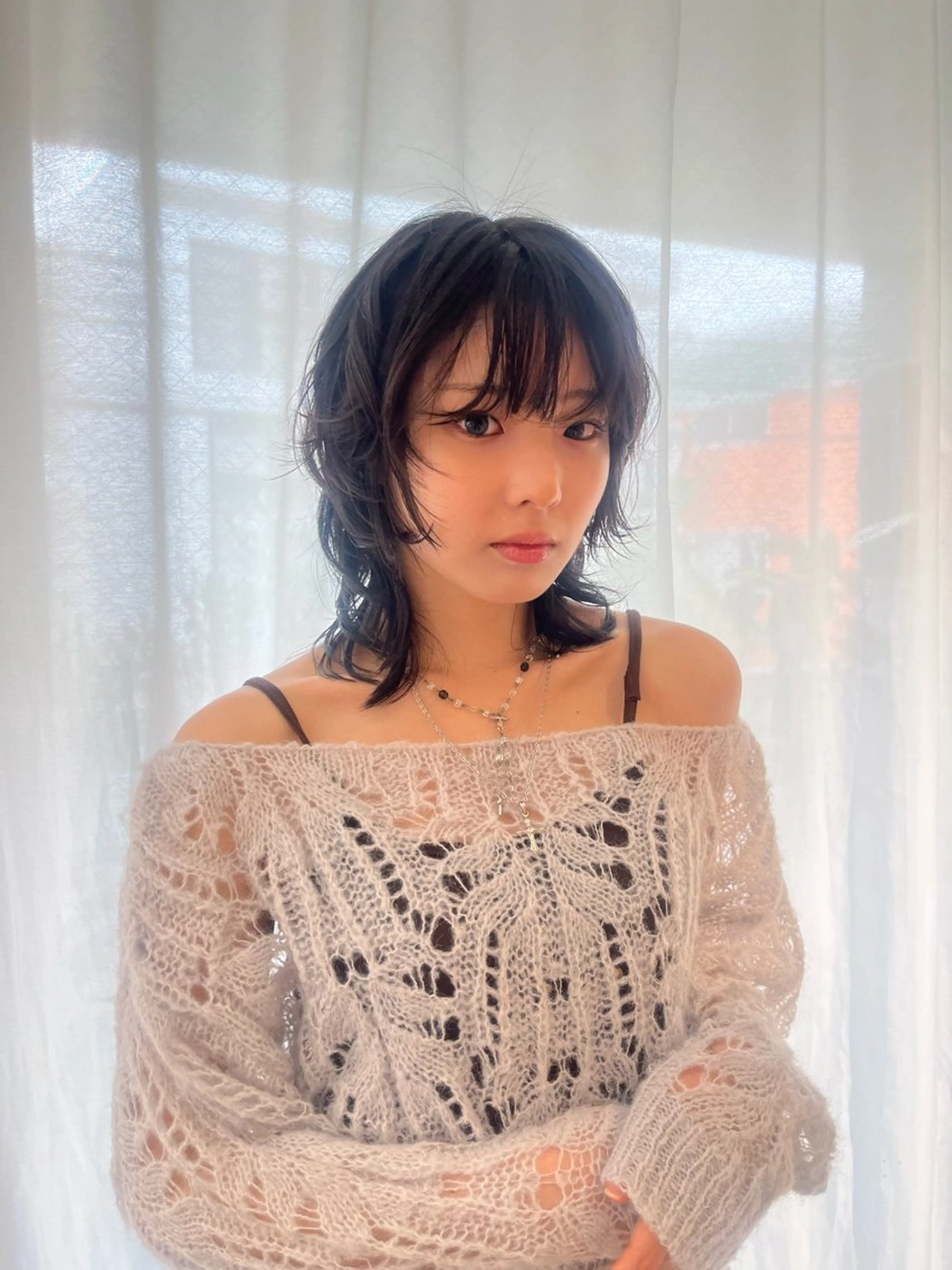 ミディアム カット トリートメント ヘッドスパ ヘアセット MAYU/上質ハイト ーン/レイヤーのヘアスタイル