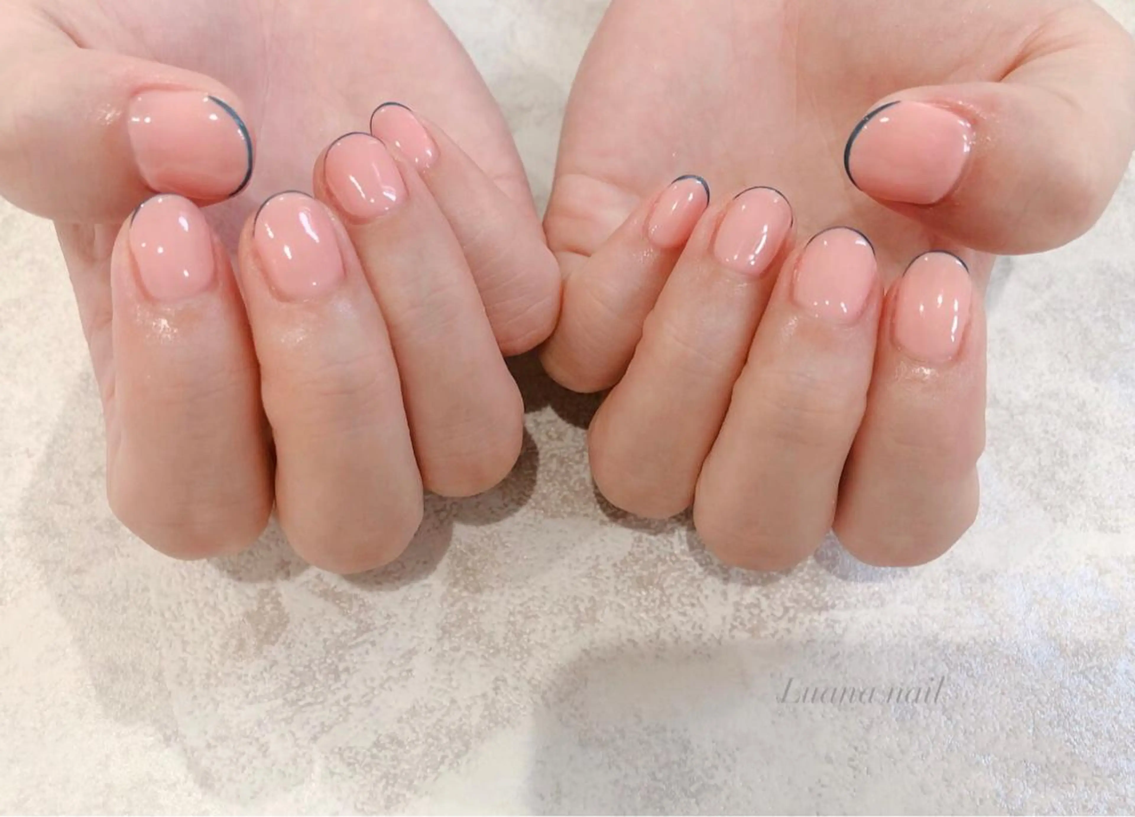 ショート キッズ ネイル フレンチネイル オフィスネイル シンプルネイル ブライダルネイル Luana nail (ルアナネイル)のネイルデザイン