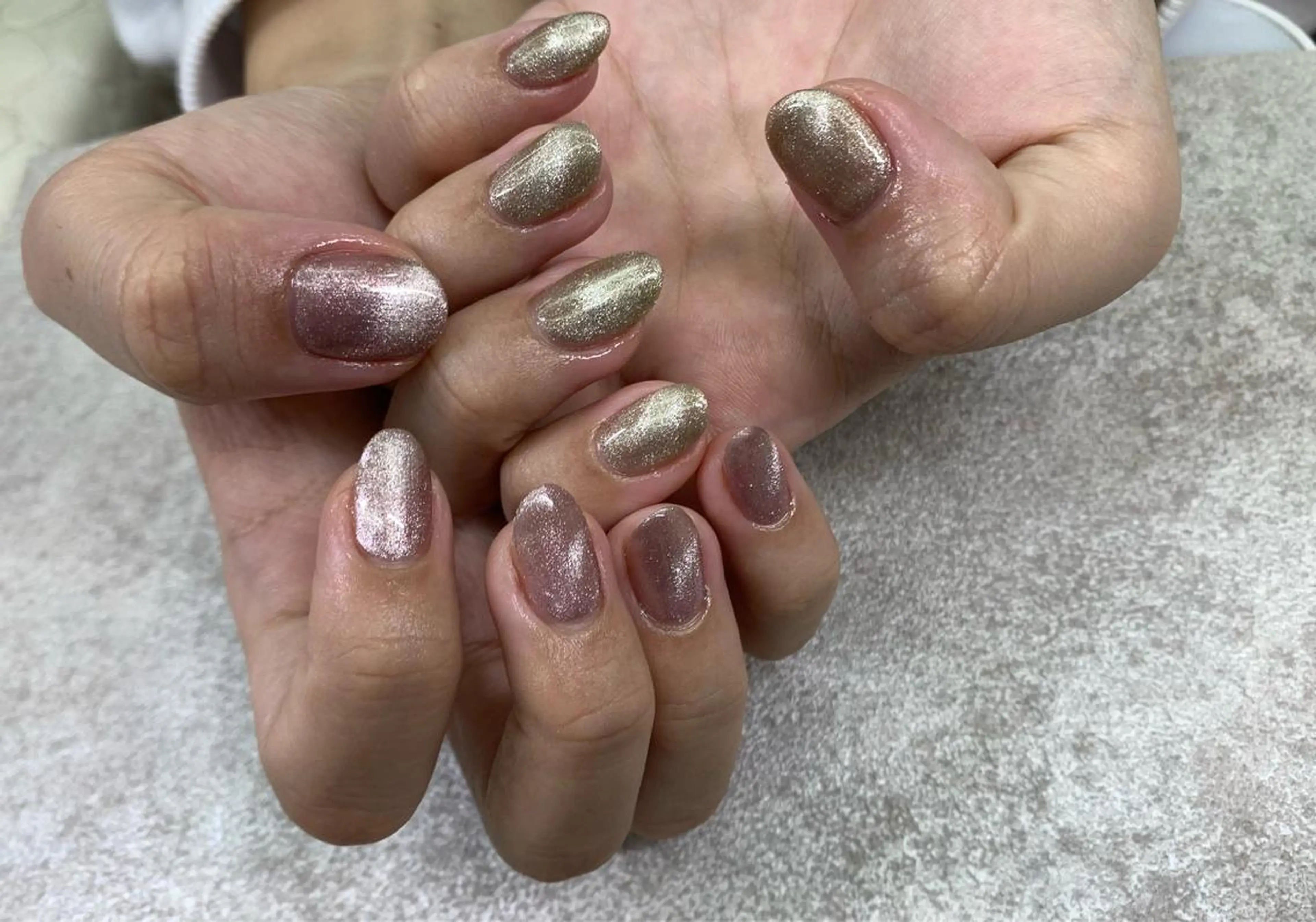 ネイル マグネットネイル ハンドネイル belalua nail&eyeのネイルデザイン