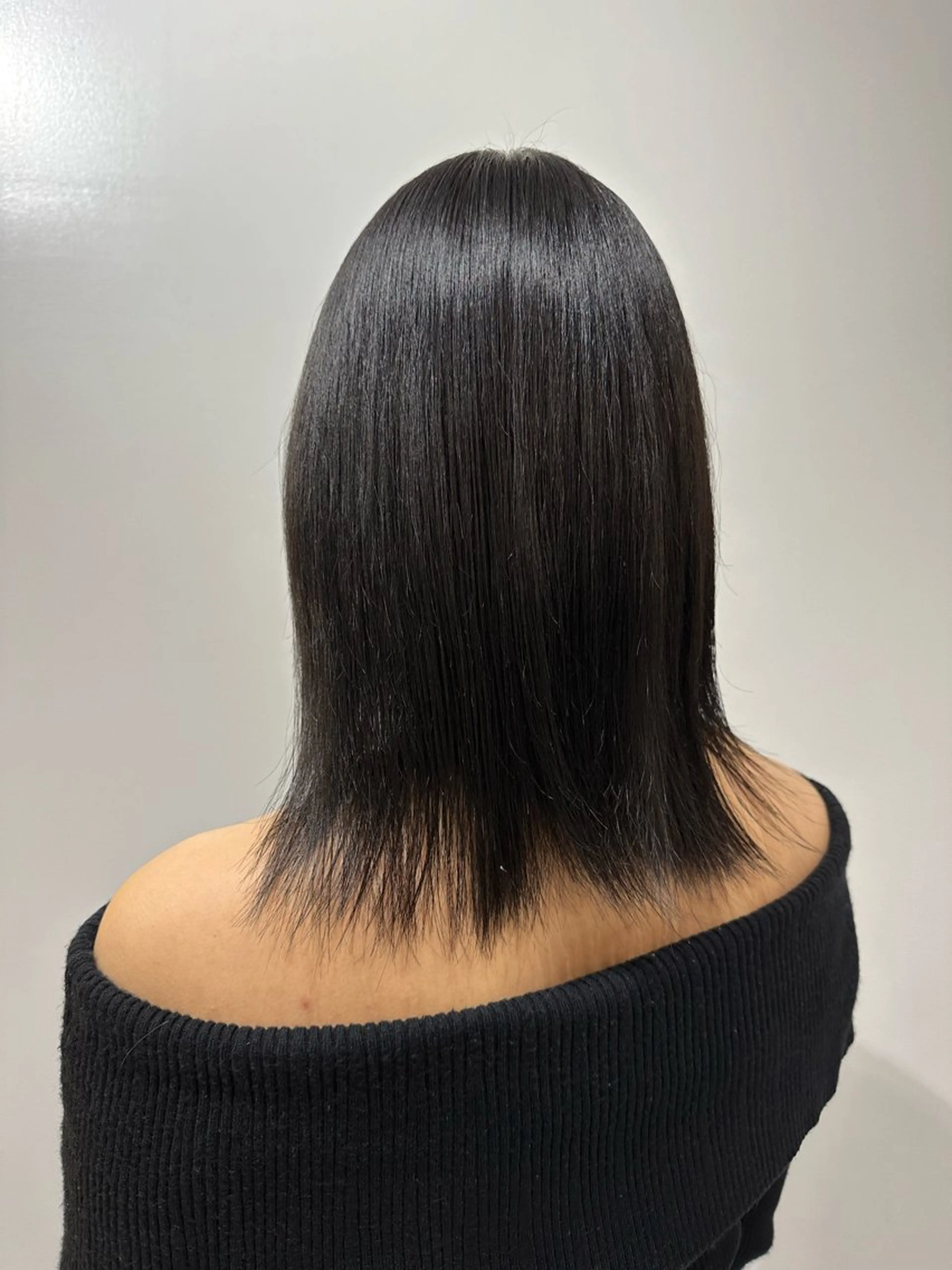 セミロング ヘアカラー 酸性ストレート/艶髪 /縮毛/sara❄️のヘアスタイル