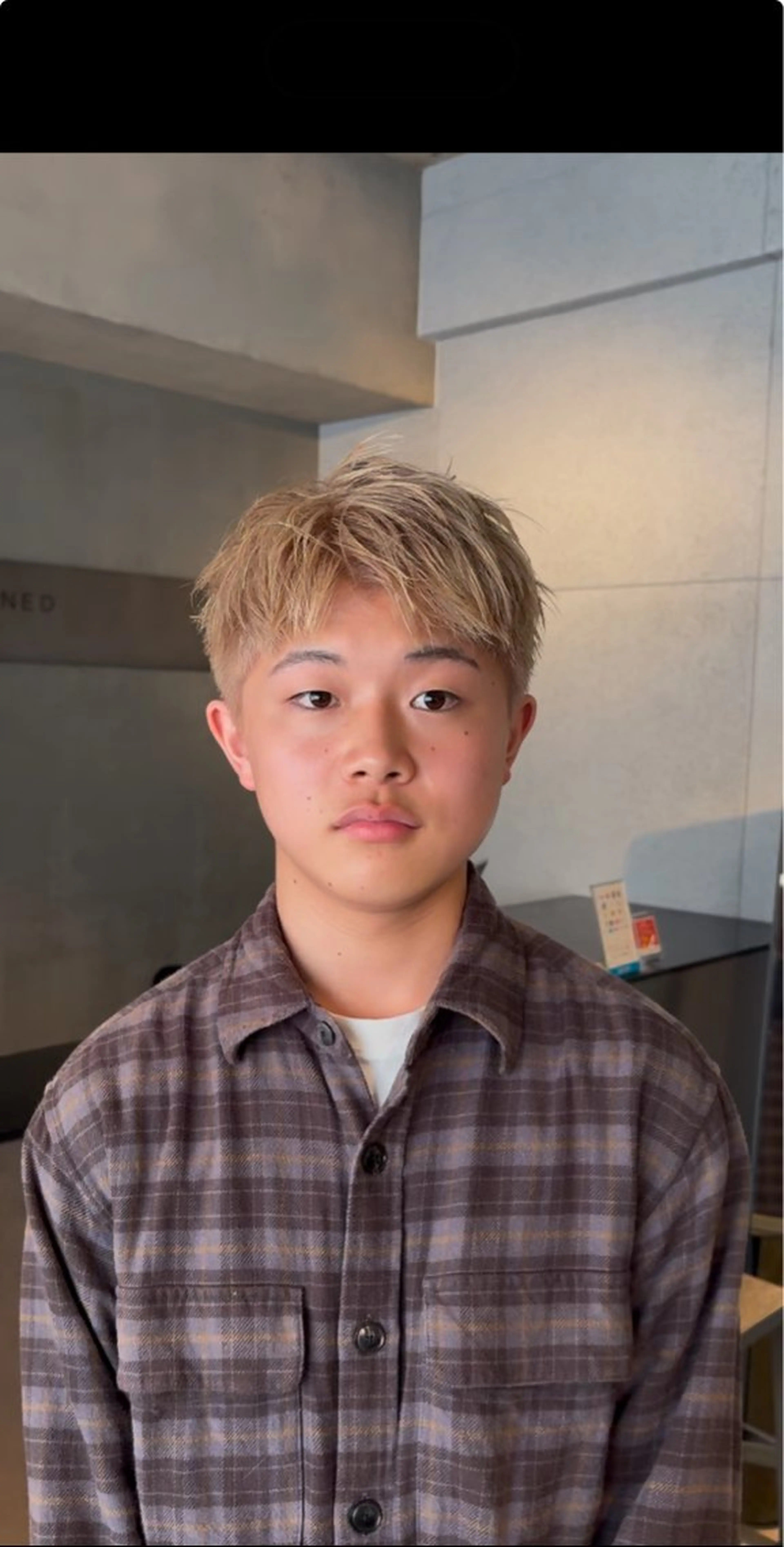 ショート カラー メンズ 大矢瑛翔 ショート/パーマのヘアスタイル