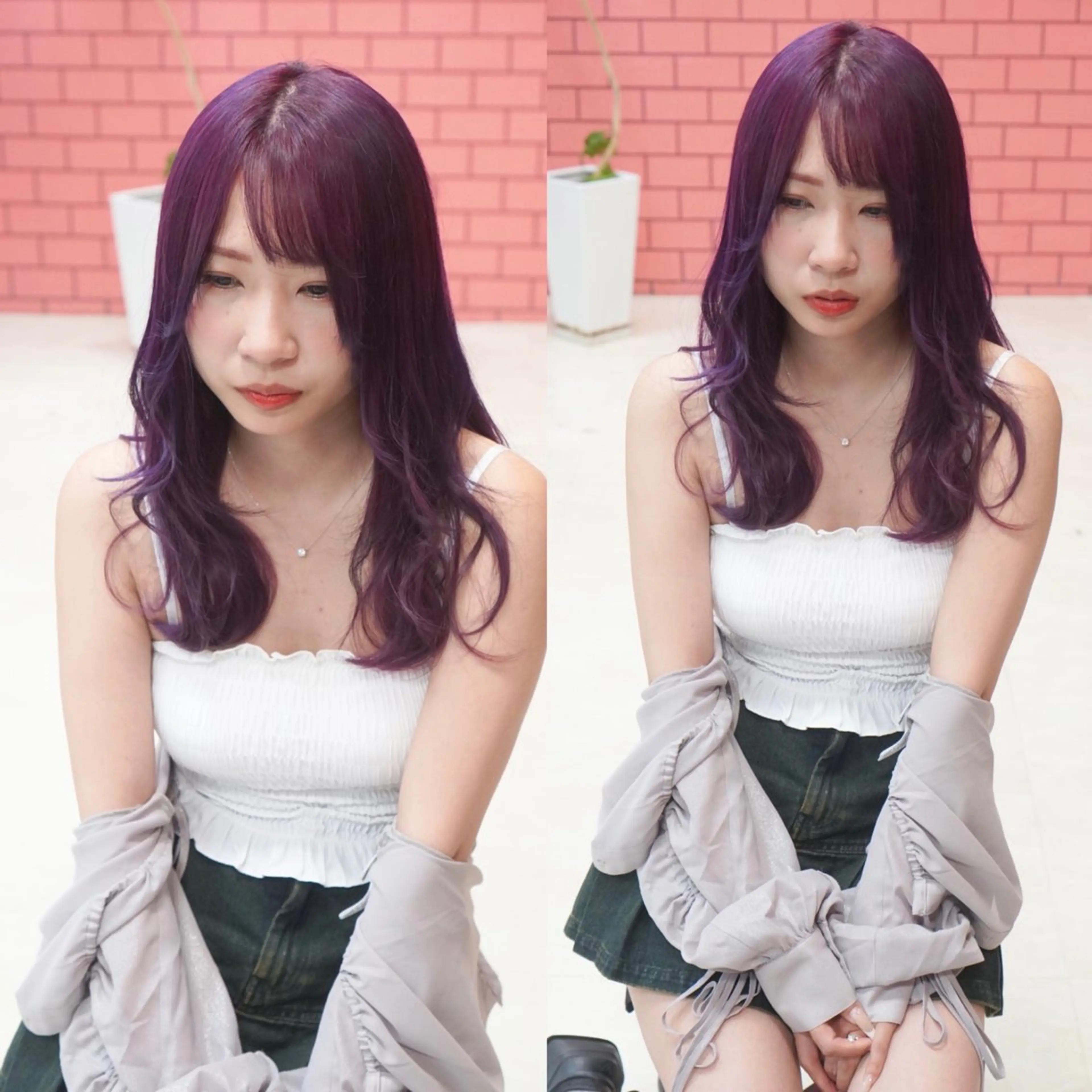 ロング カラー バレイヤージュ ブリーチ ケアブリーチ ダブルカラー イヤリングカラー ヘアカラー トリートメント デザインカラー 髪質改善Lilithのその他イメージ