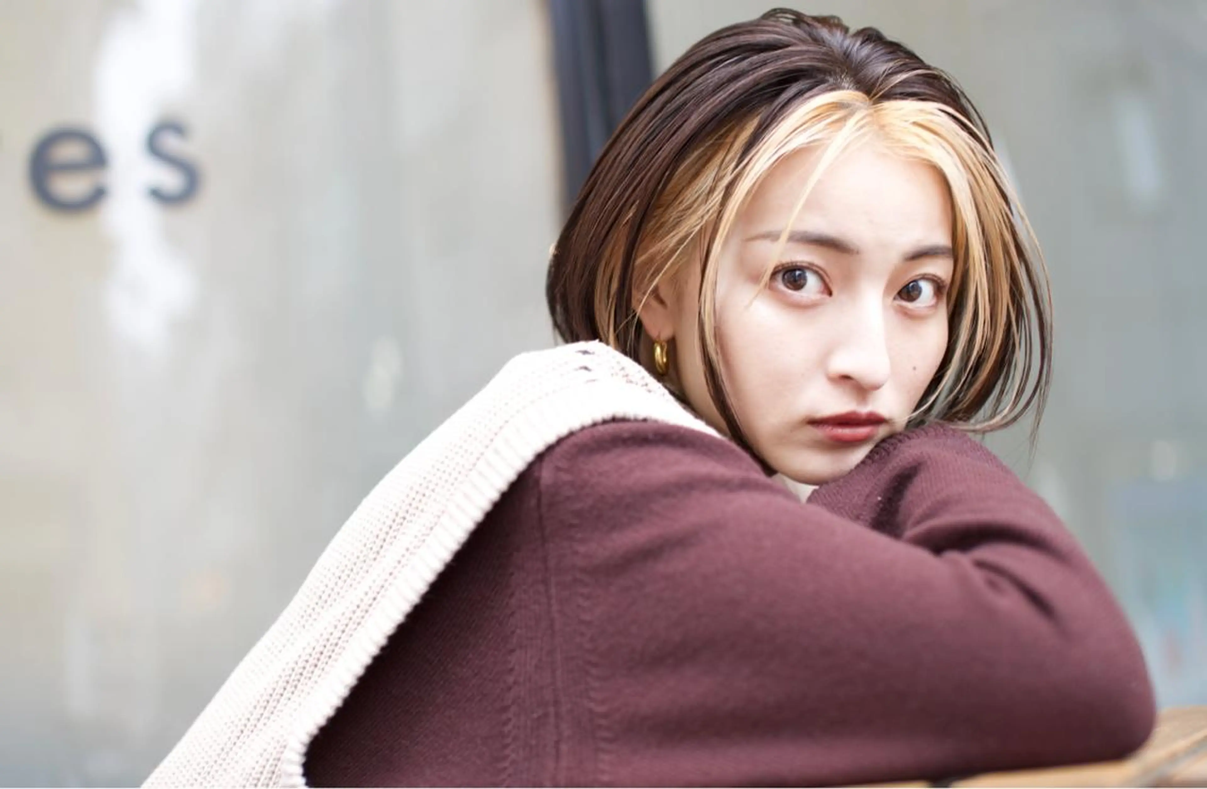 ショート カラー ﾊｲﾄｰﾝ/ｶﾗｰ/ 用賀/稲若健太郎のヘアスタイル