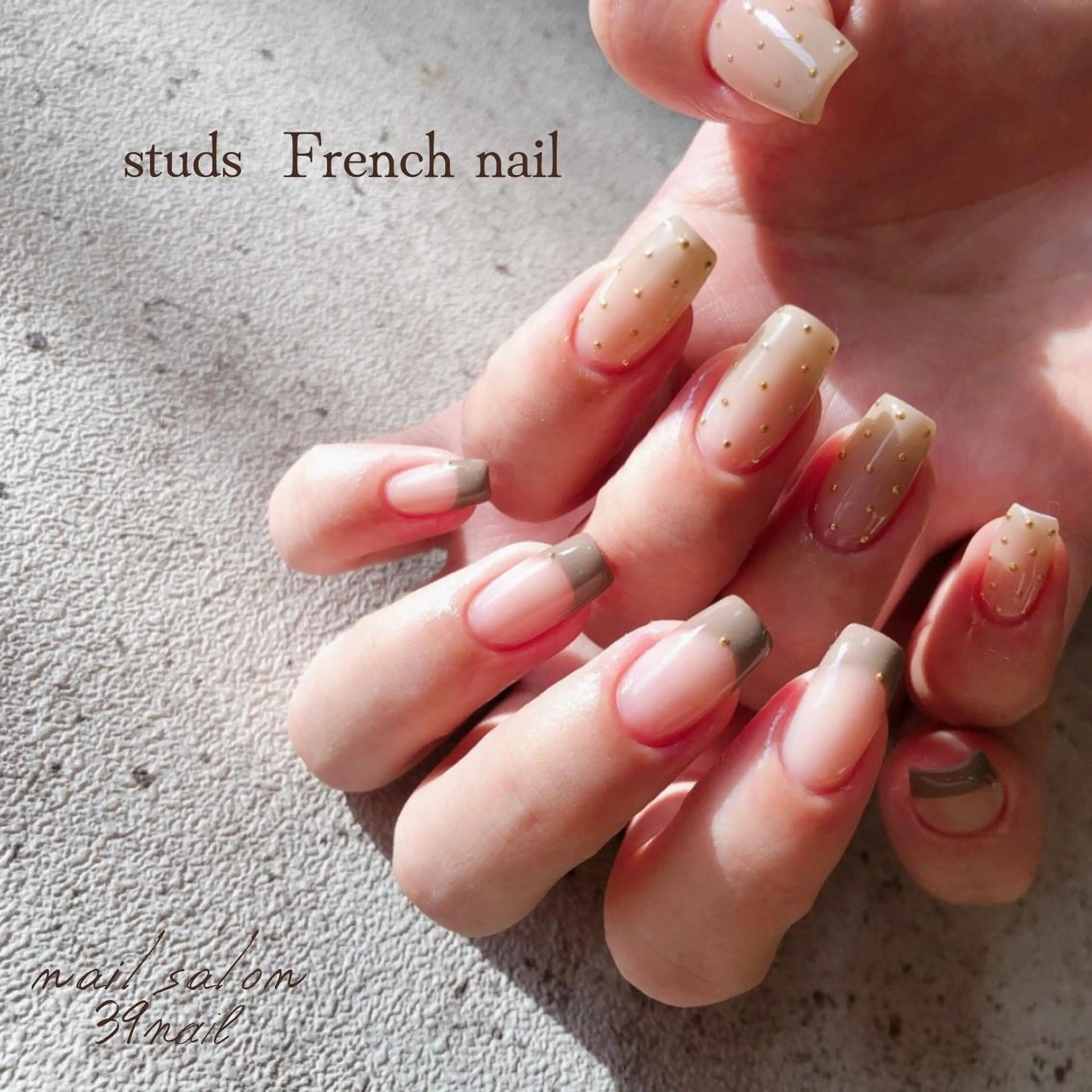 ミディアム ネイル ハンドネイル 京橋 【39nail】のネイルデザイン