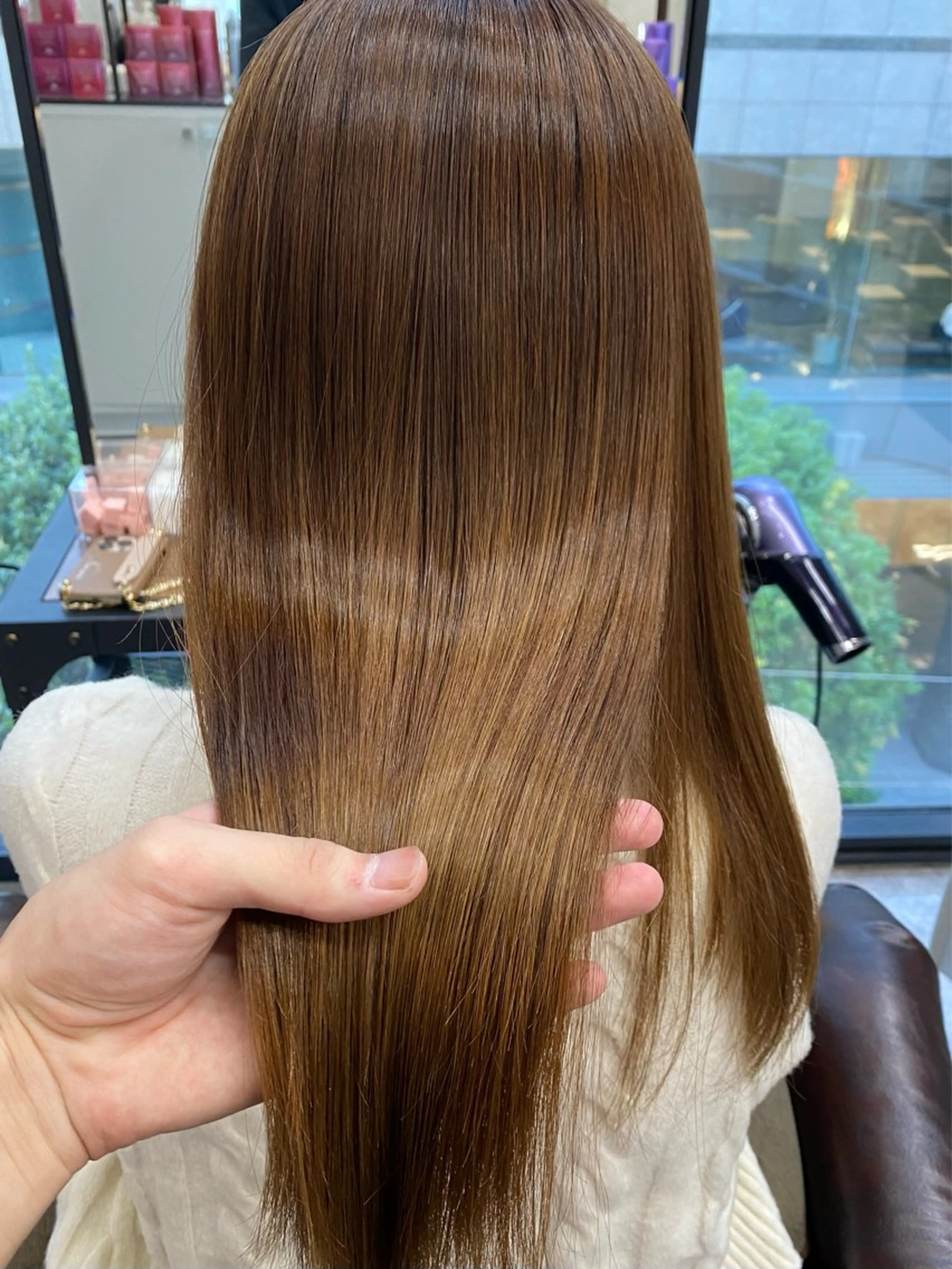 ロング 髪質改善 トリートメント トリートメント 韓国/ワンホンヘア 髪質改善/MaCoのヘアスタイル