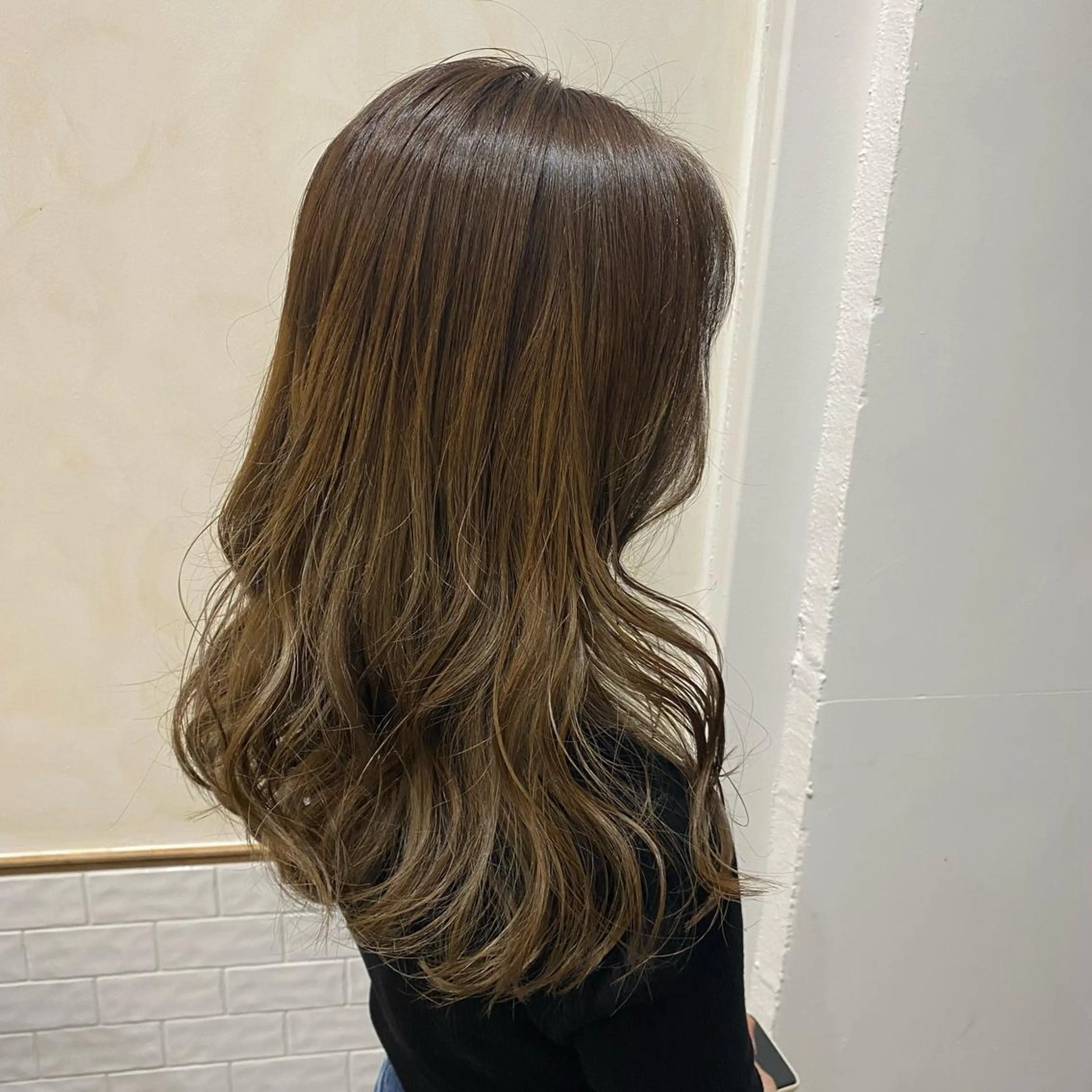 ミディアム カラー ブリーチ ケアブリーチ ダブルカラー ハイライトカラー イルミナカラー ✂︎透明感カラー特化 /日和優真✂︎のヘアスタイル