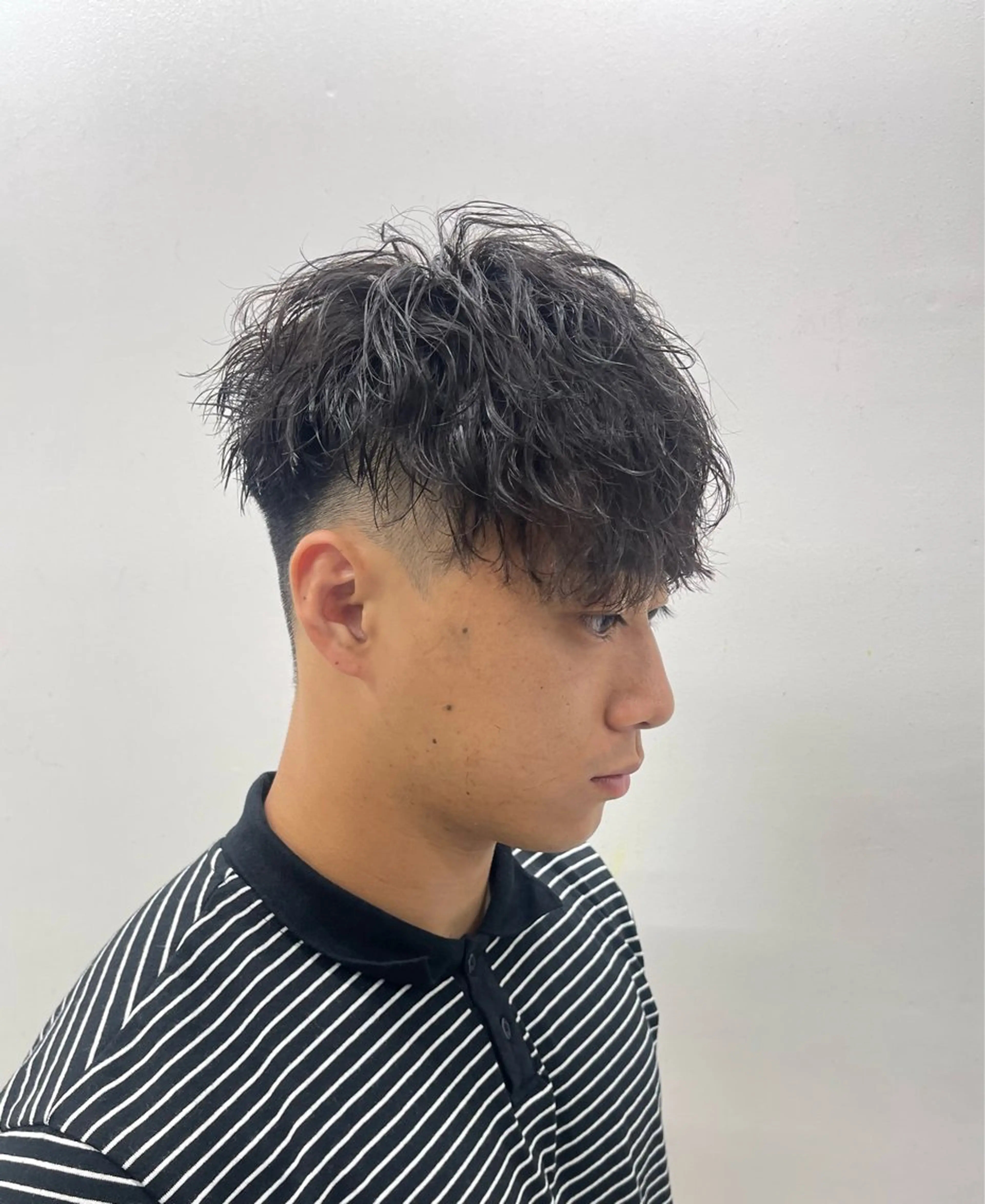 パーマ メンズ カット パーマ 森本裕/オーナー/ スパイラルパーマのヘアスタイル