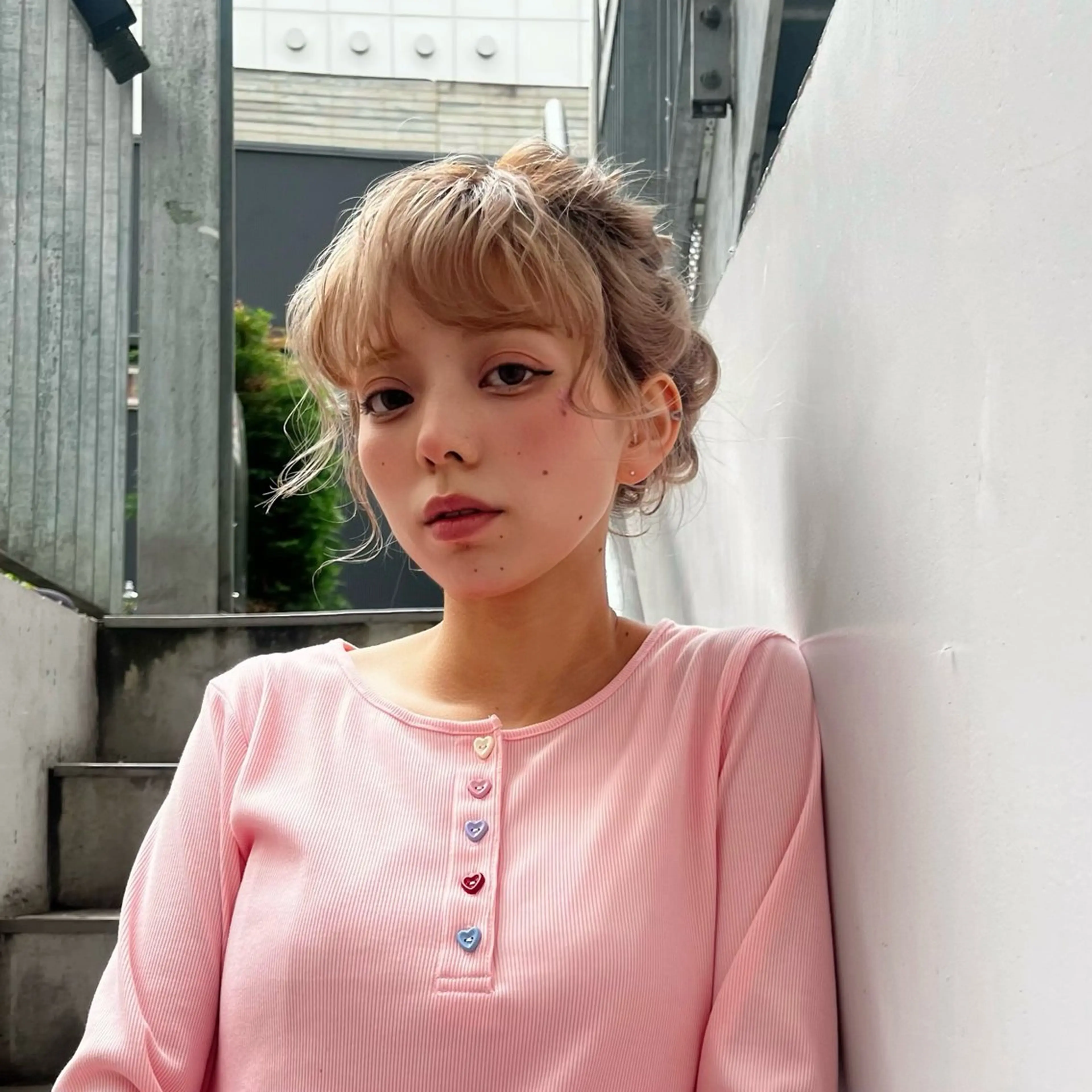 ミディアム ヘアアレンジ 柔らかい艶暖色 レイヤー🫧姫汝のヘアスタイル