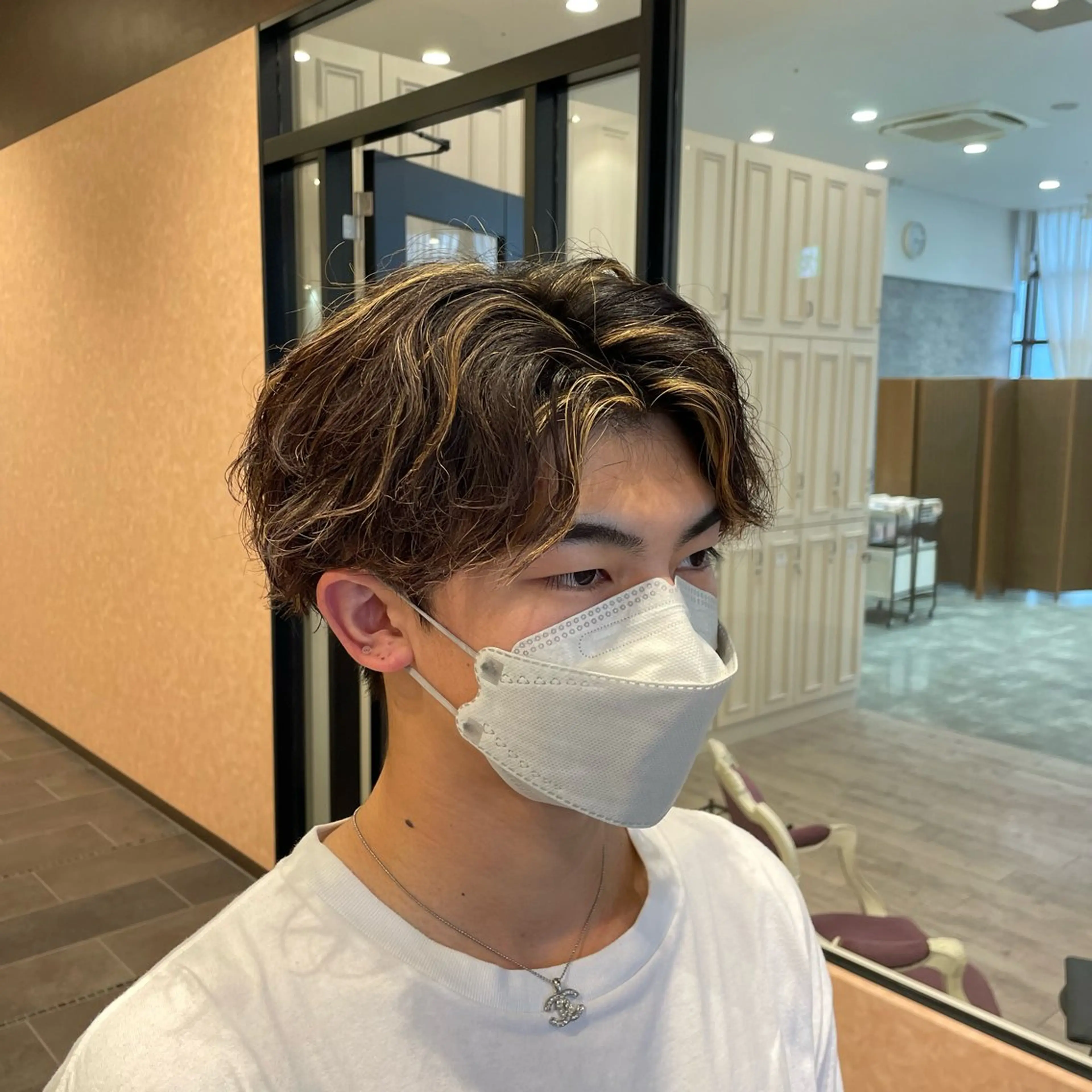 ショート メンズ 梅田美容室/ ウルフカットのヘアスタイル