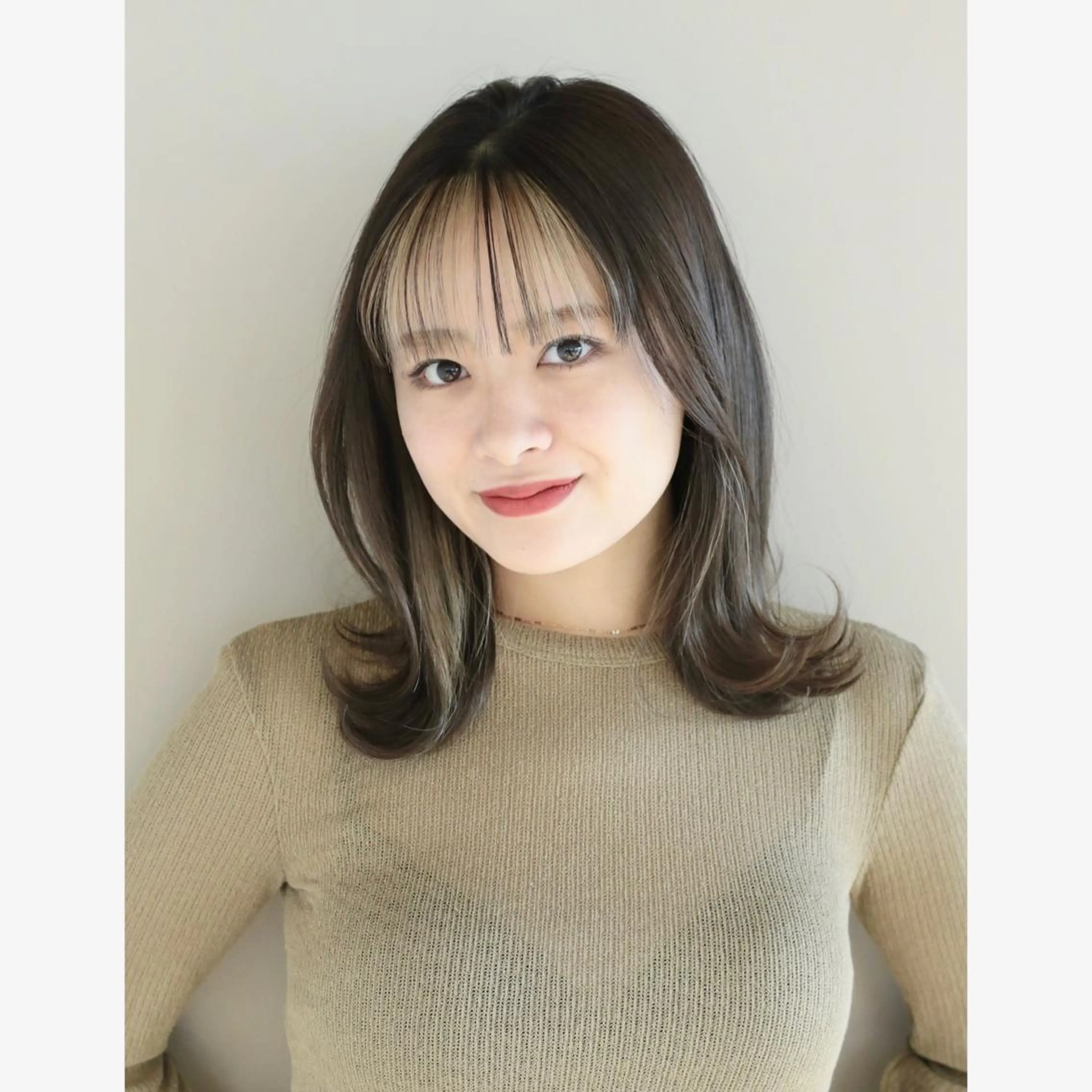 湿気対策🍒🤍【前髪縮毛】+全体カット+AFLOATトリートメント🤍✂︎の写真