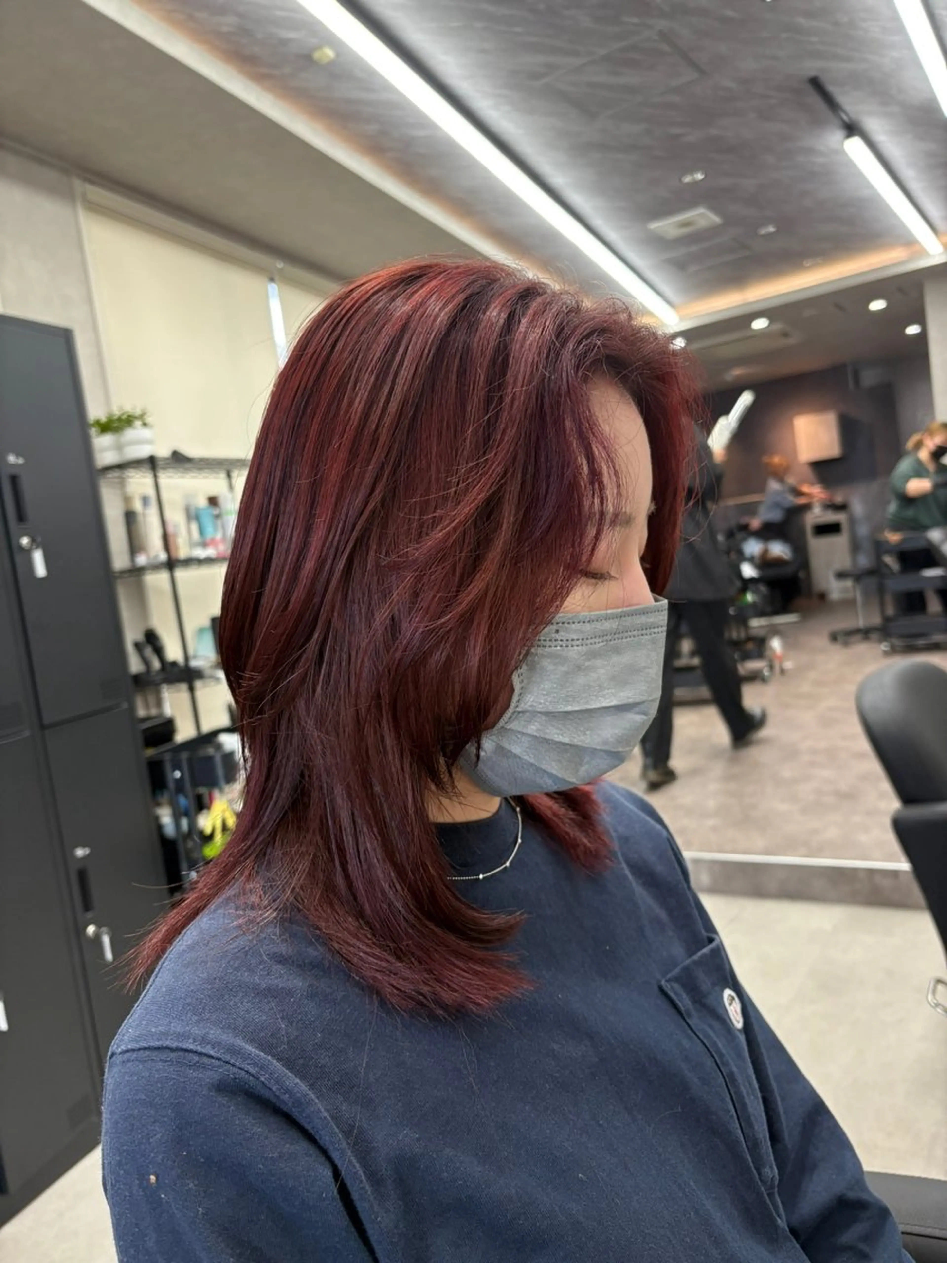 ミディアム ヘアカラー 寺田 蒼志のヘアスタイル
