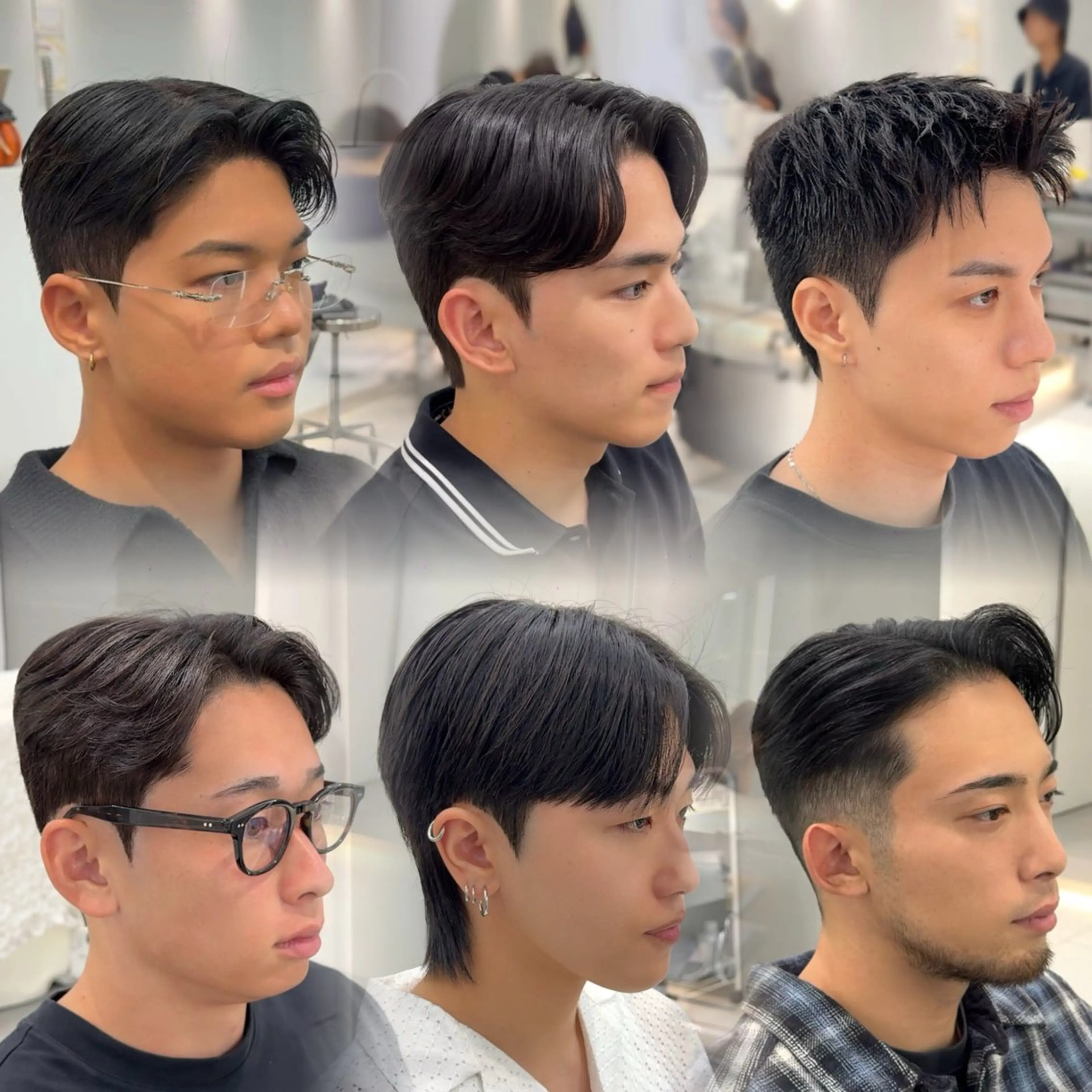 メンズ メンズ韓国風 カット パーマ 縮毛矯正 韓国メンズスタイル 🇰🇷パーマのヘアスタイル