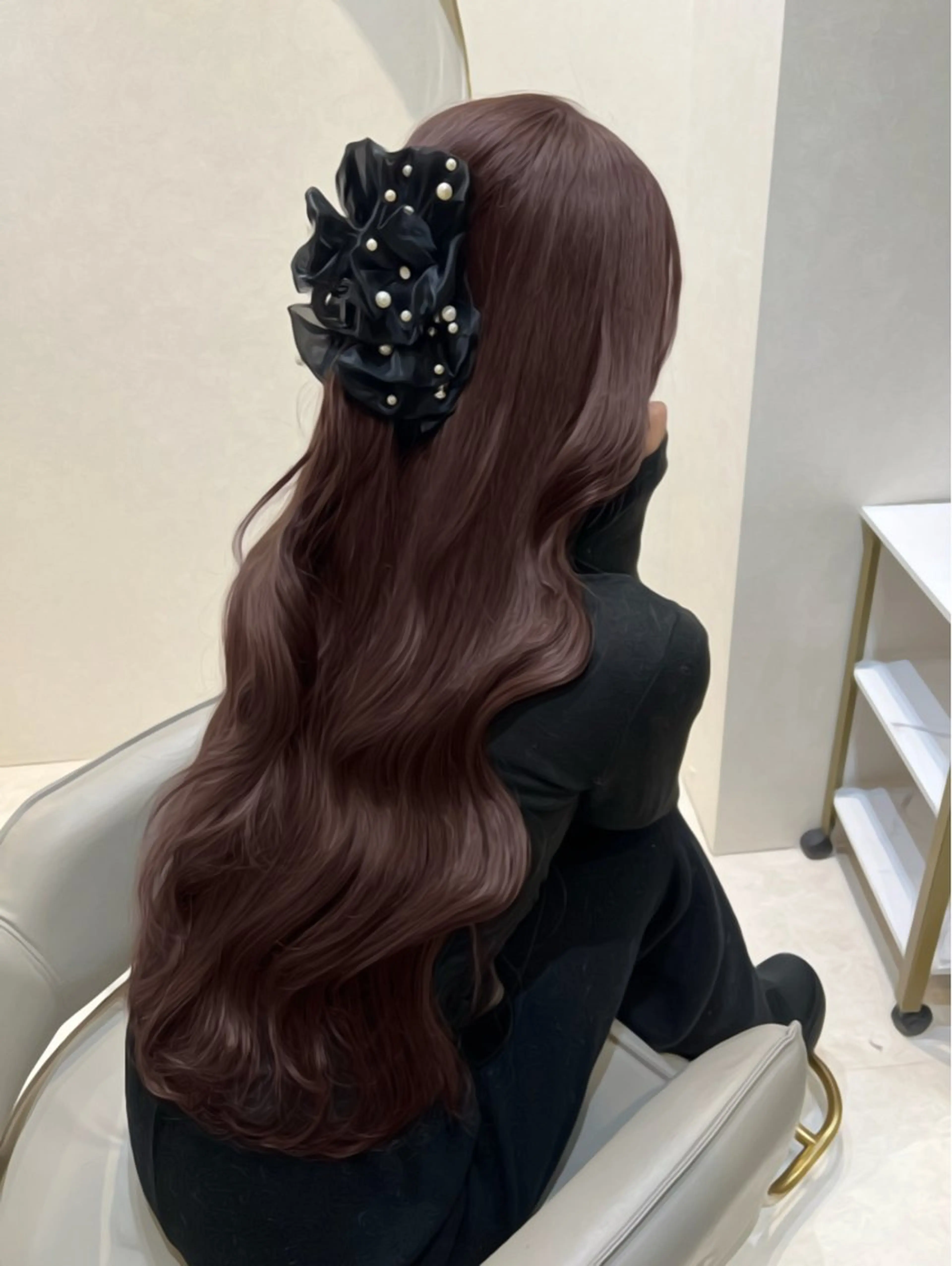 ロング カラー ヘアカラー トリートメント ARCHE-OSAKA所属・酸性ストレート 髪質改善大槻勇樹のヘアスタイル