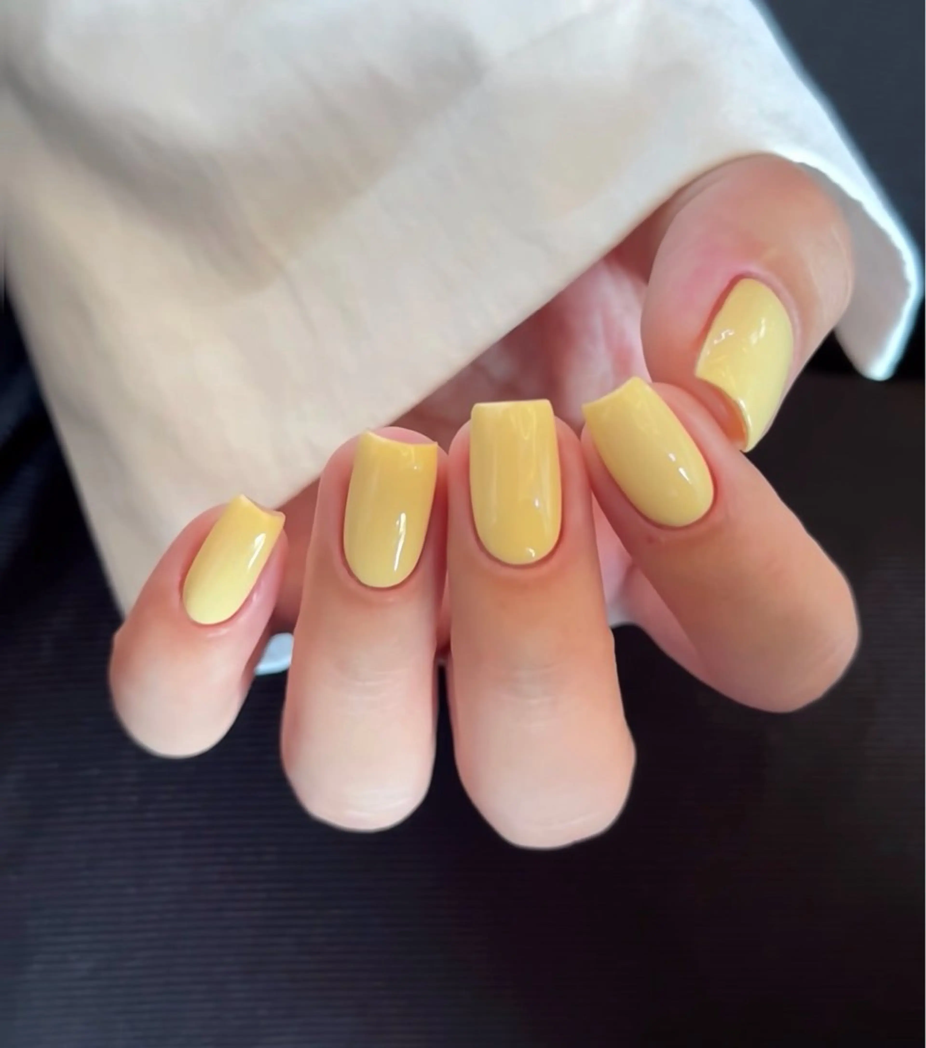ネイル フレンチネイル キラキラネイル 韓国ネイル シンプルネイル ワンホンネイル ハンドネイル MEI Nailのネイルデザイン