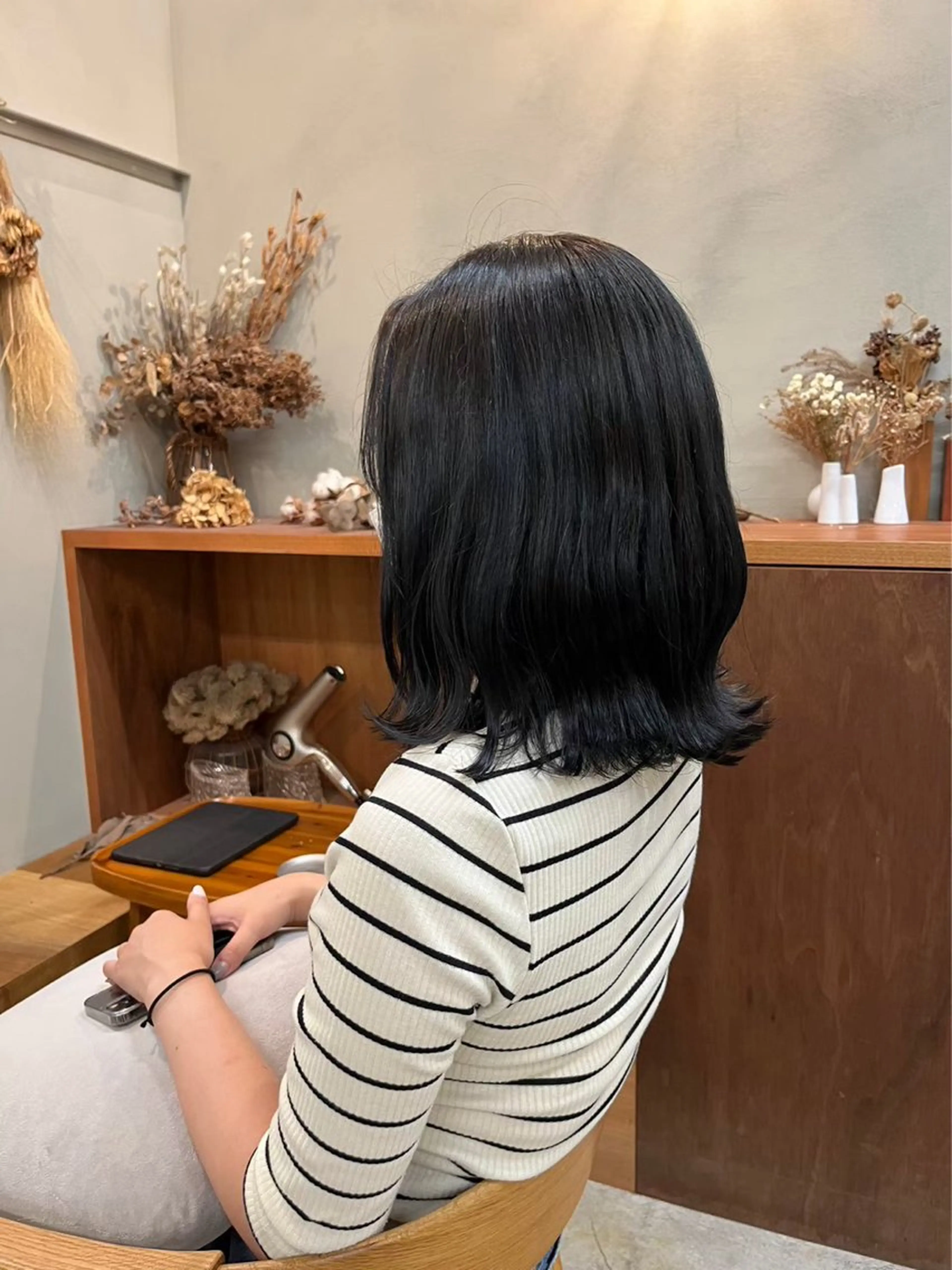 ミディアム 🌼花屋併設🌼 木下奈々望のヘアスタイル
