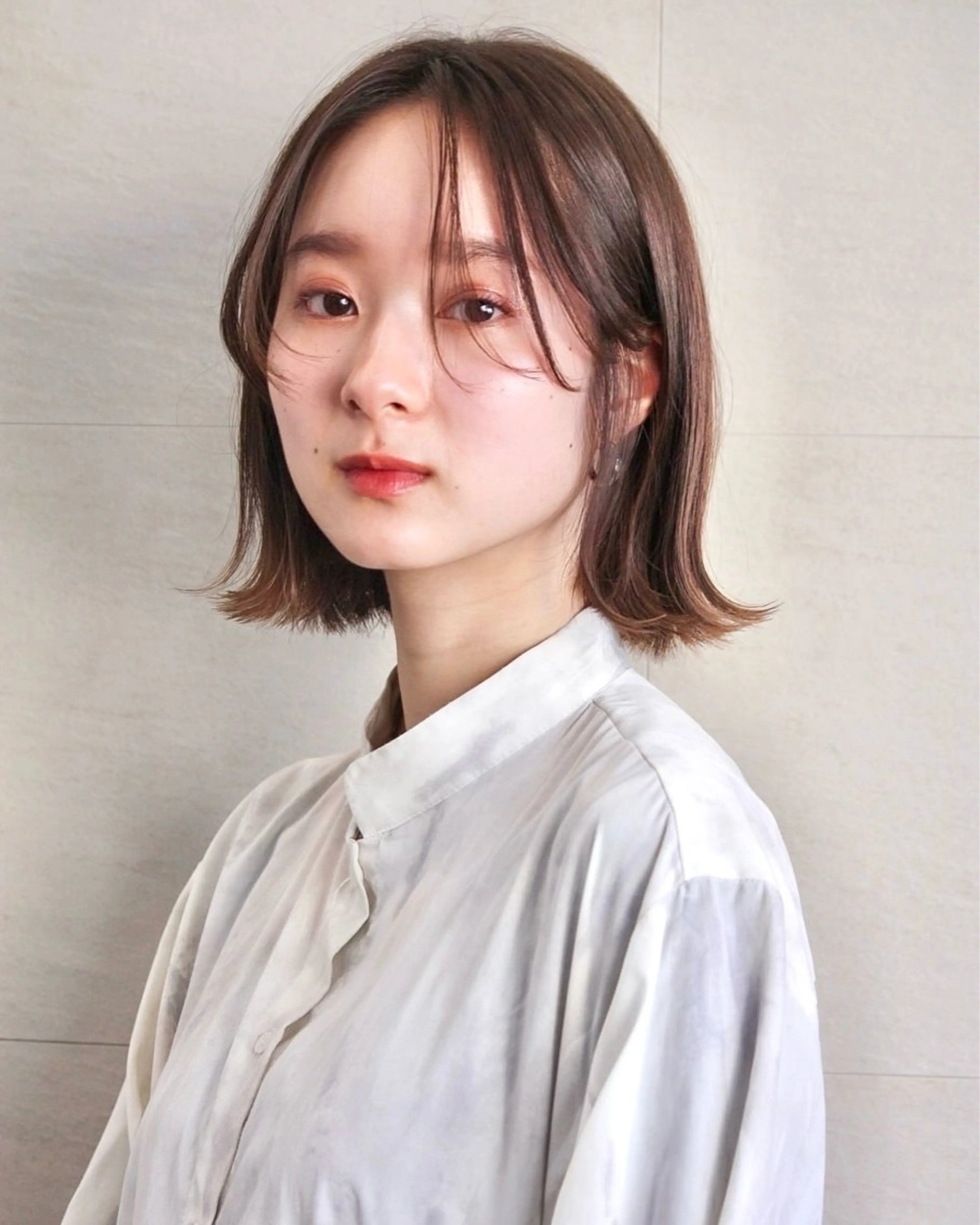 ショート カラー 🌱小顔ヘア/ボブ ミディアム/双葉🌱のヘアスタイル