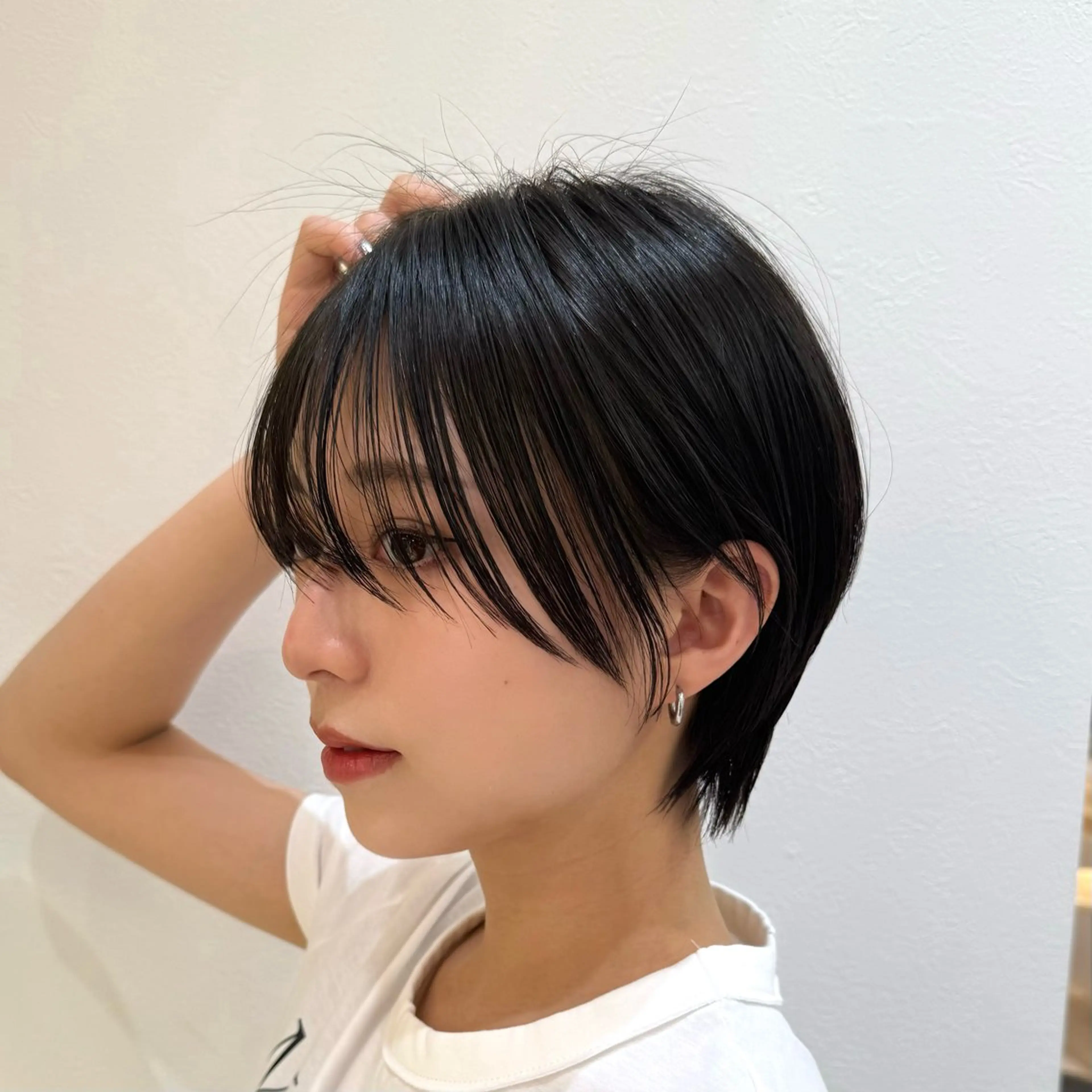 ショート カット ヘアカラー トリートメント 新宿/髪質改善/ボブ 韓国レイヤー大重聖斗のヘアスタイル