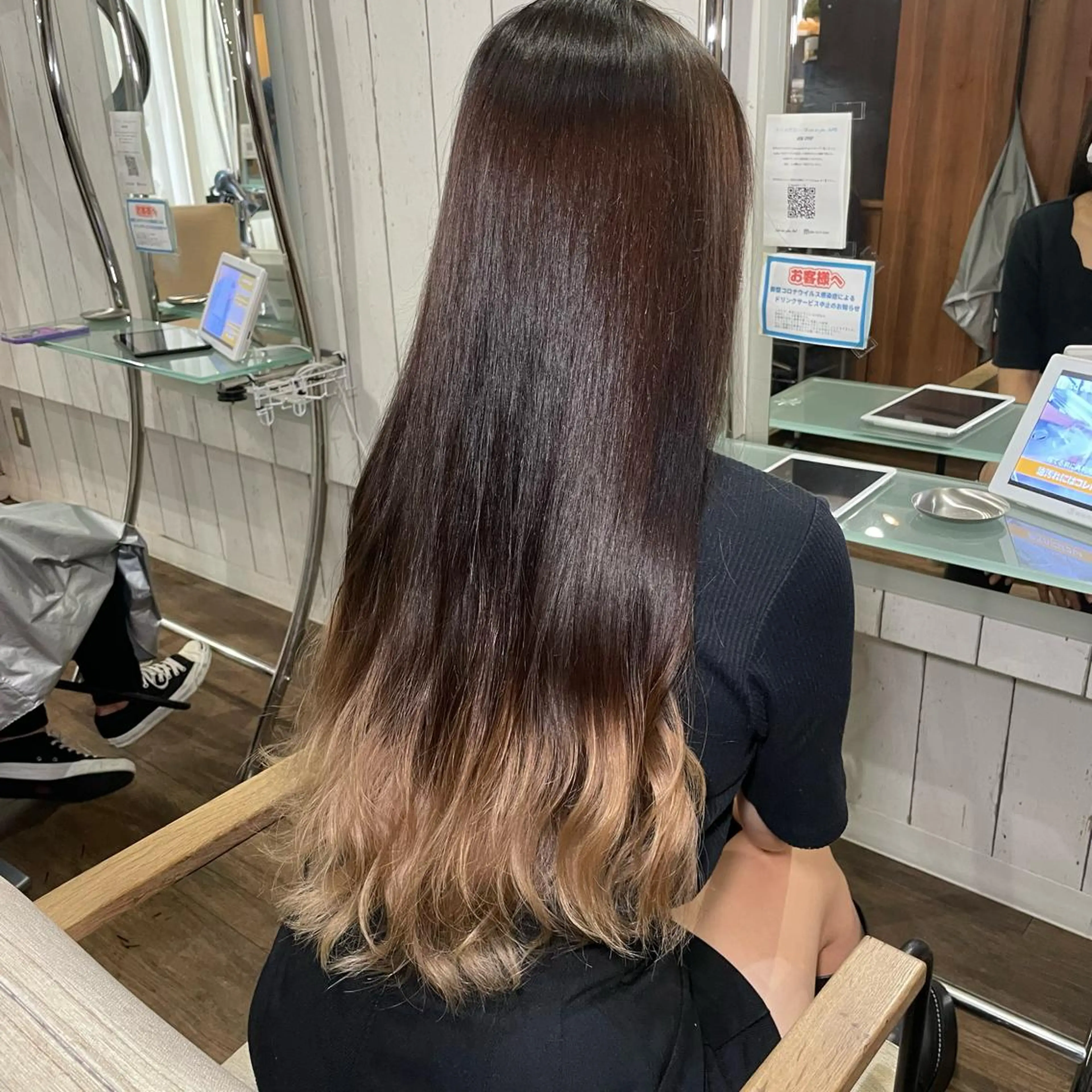 ロング カラー カット ヘアカラー トリートメント MiU所属・池袋髪質改善×レイヤ ー専門MATSUのヘアスタイル