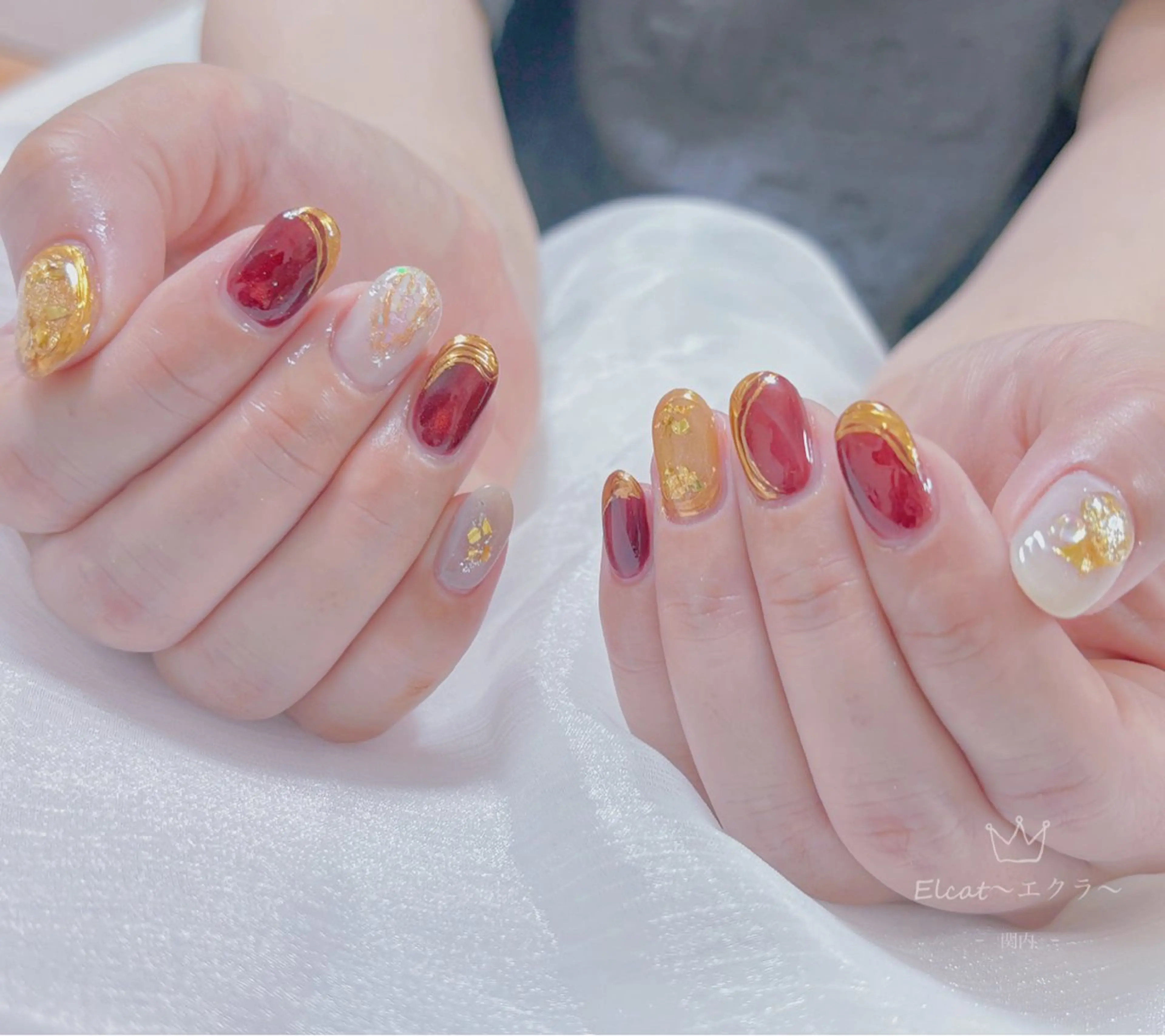 ネイル ネイルサロンエクラ 🫧Shizukaのネイルデザイン