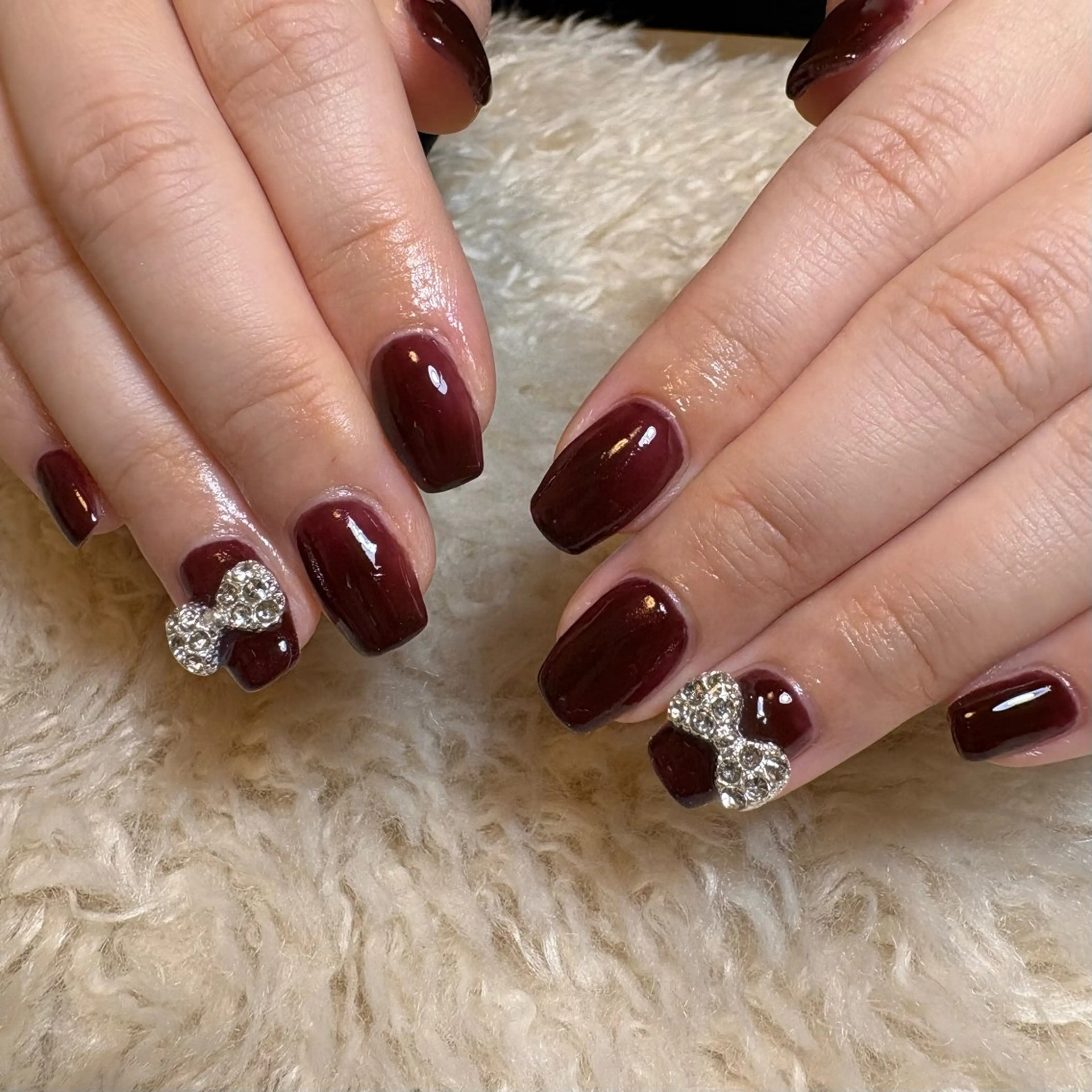 ネイル ボルドー nailsalon kiii'sのネイルデザイン
