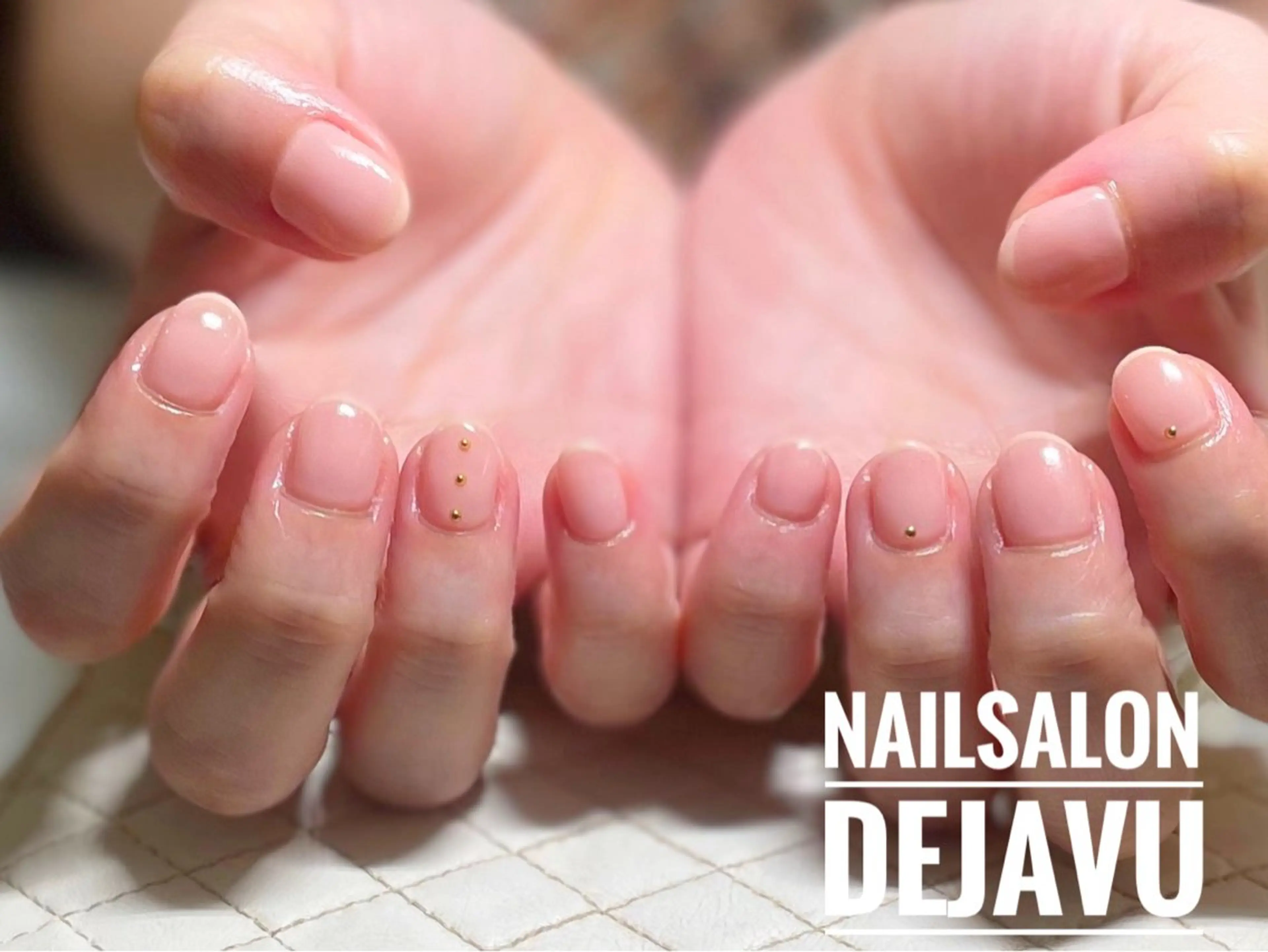 ネイル アートネイル フレンチネイル 持ち込み ショートネイル ハンドネイル Nail salon Dejavu 🌿のネイルデザイン