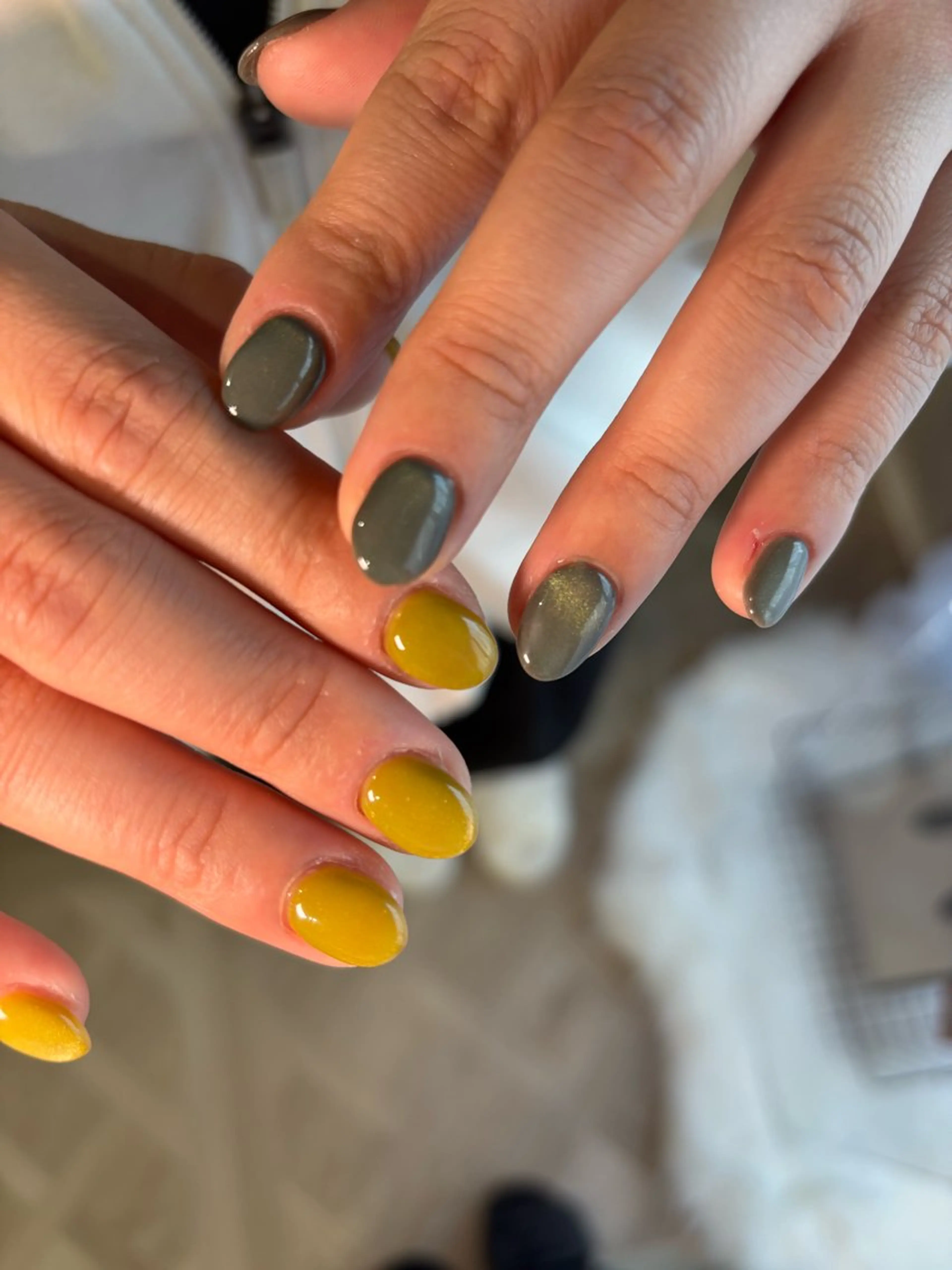 ネイル マグネットネイル マグネットワンカラー ワンカラーネイル .8 HAREのネイルデザイン