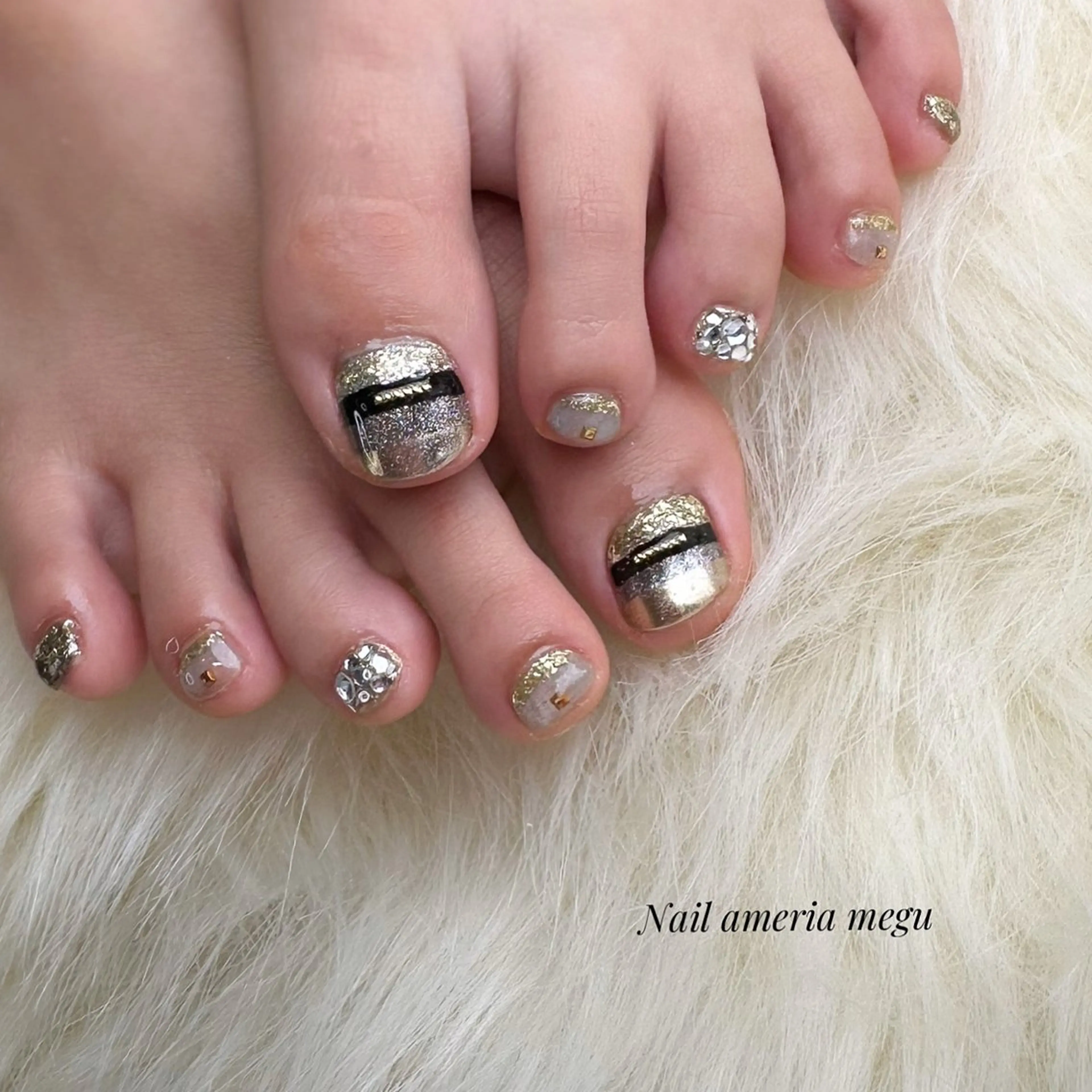 ネイル フットネイル Nail ameria megu所属・ameria meguのネイルデザイン
