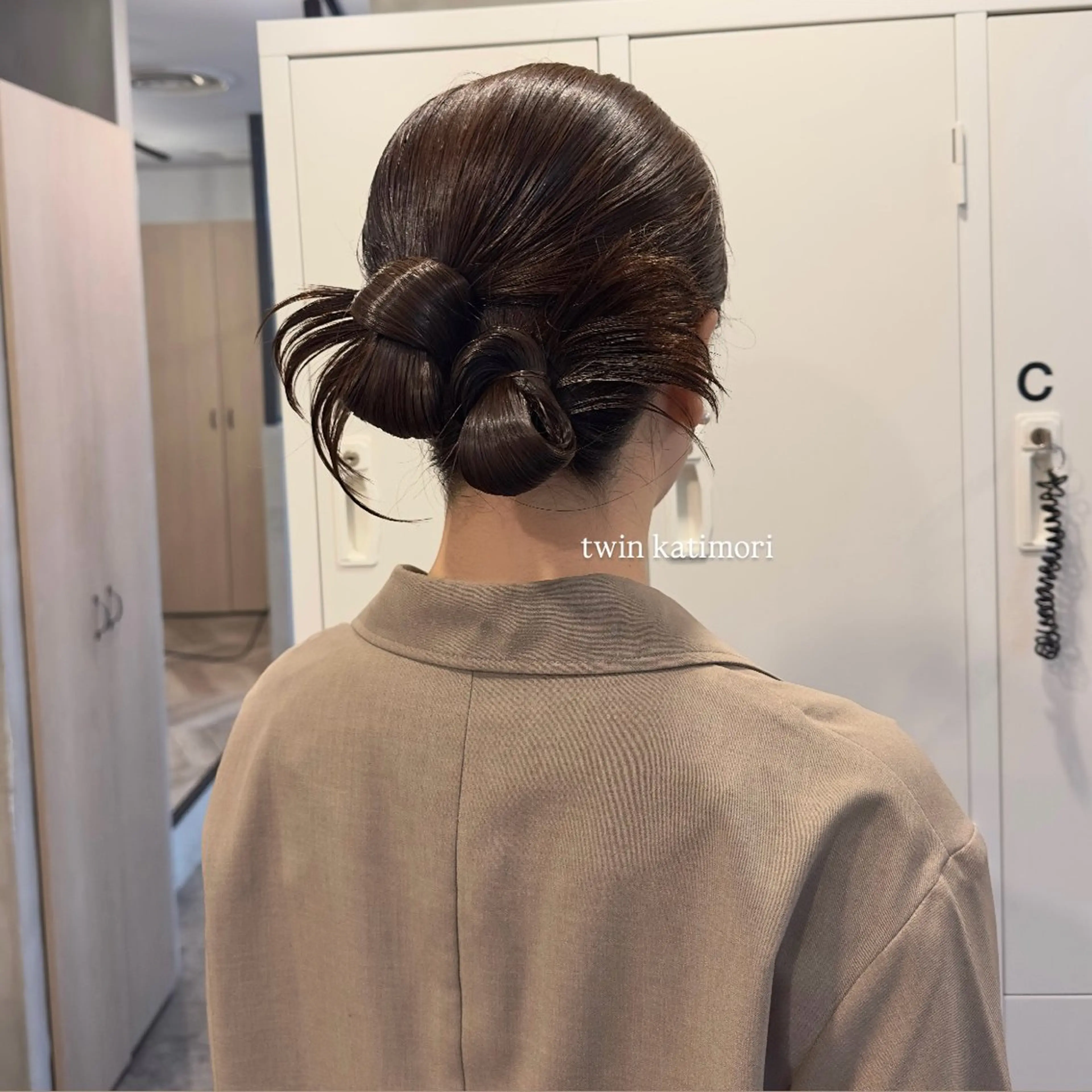 セミロング ヘアアレンジ makoto / 韓国風ヘア🎀🪄︎のヘアスタイル