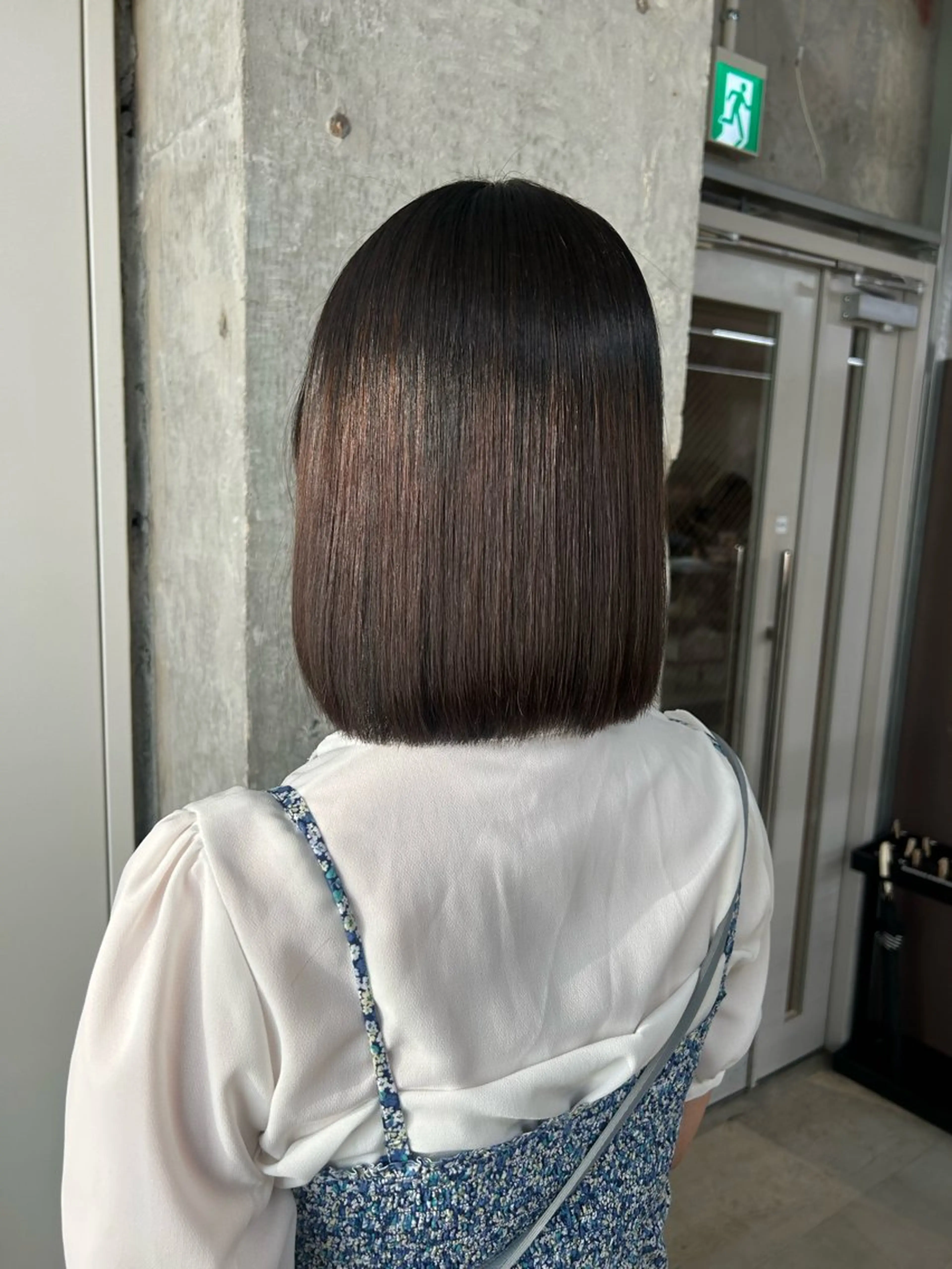 ミディアム カット 縮毛矯正 伊藤ほのか /パーマ/オリーブのヘアスタイル