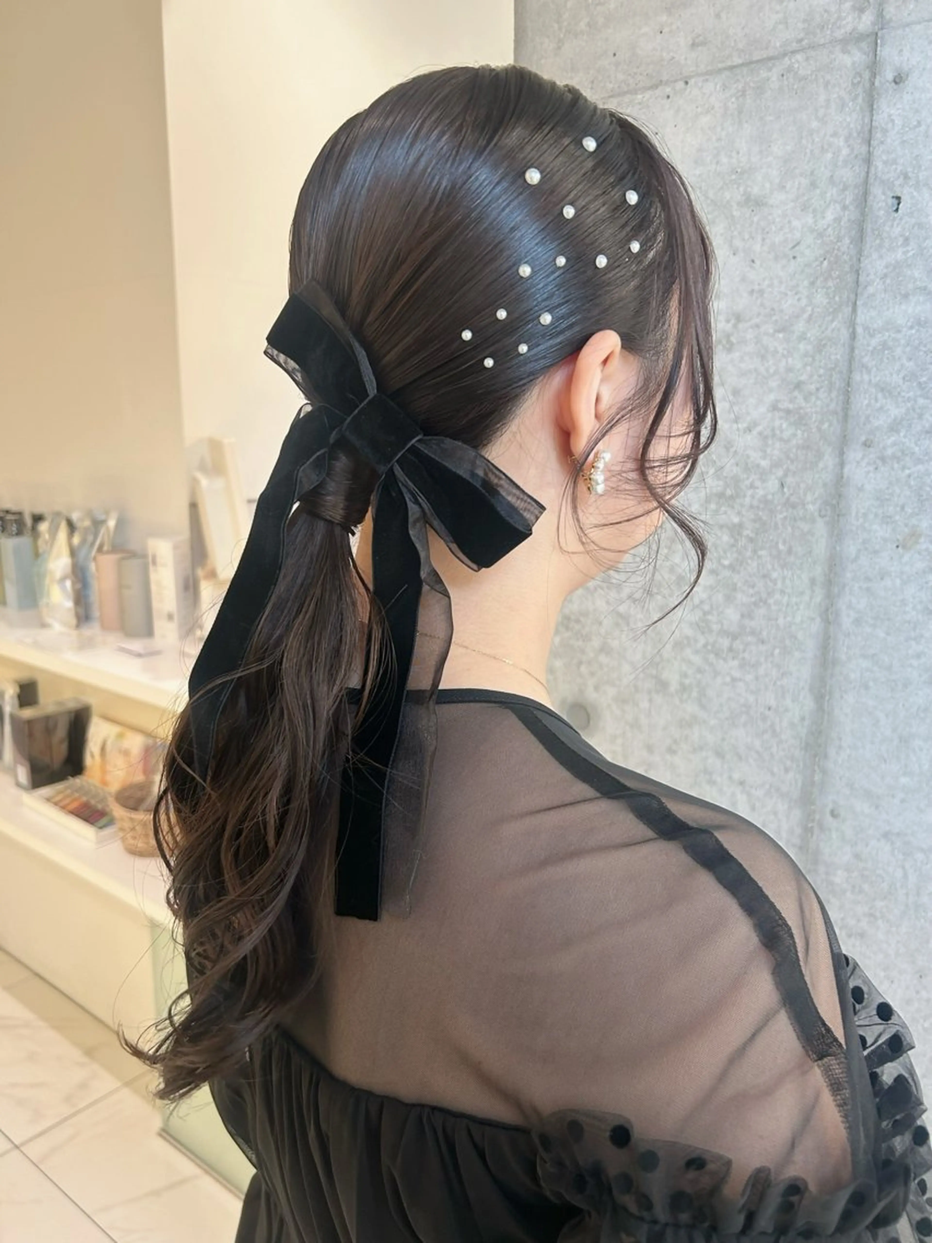 ロング ヘアアレンジ にった みずきのヘアスタイル