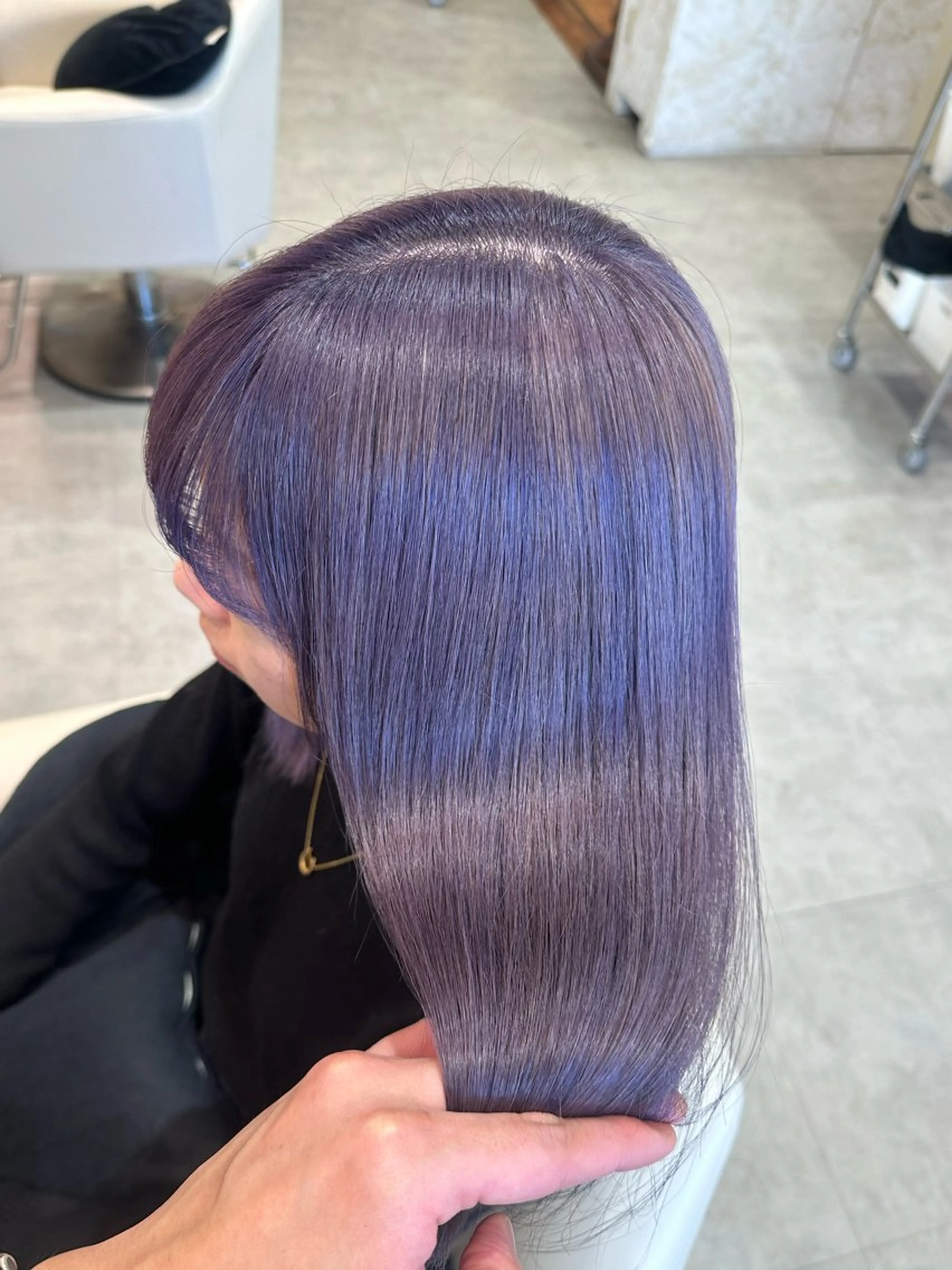 ロング カラー 店長/mao/ 前髪/顔周りカットのヘアスタイル