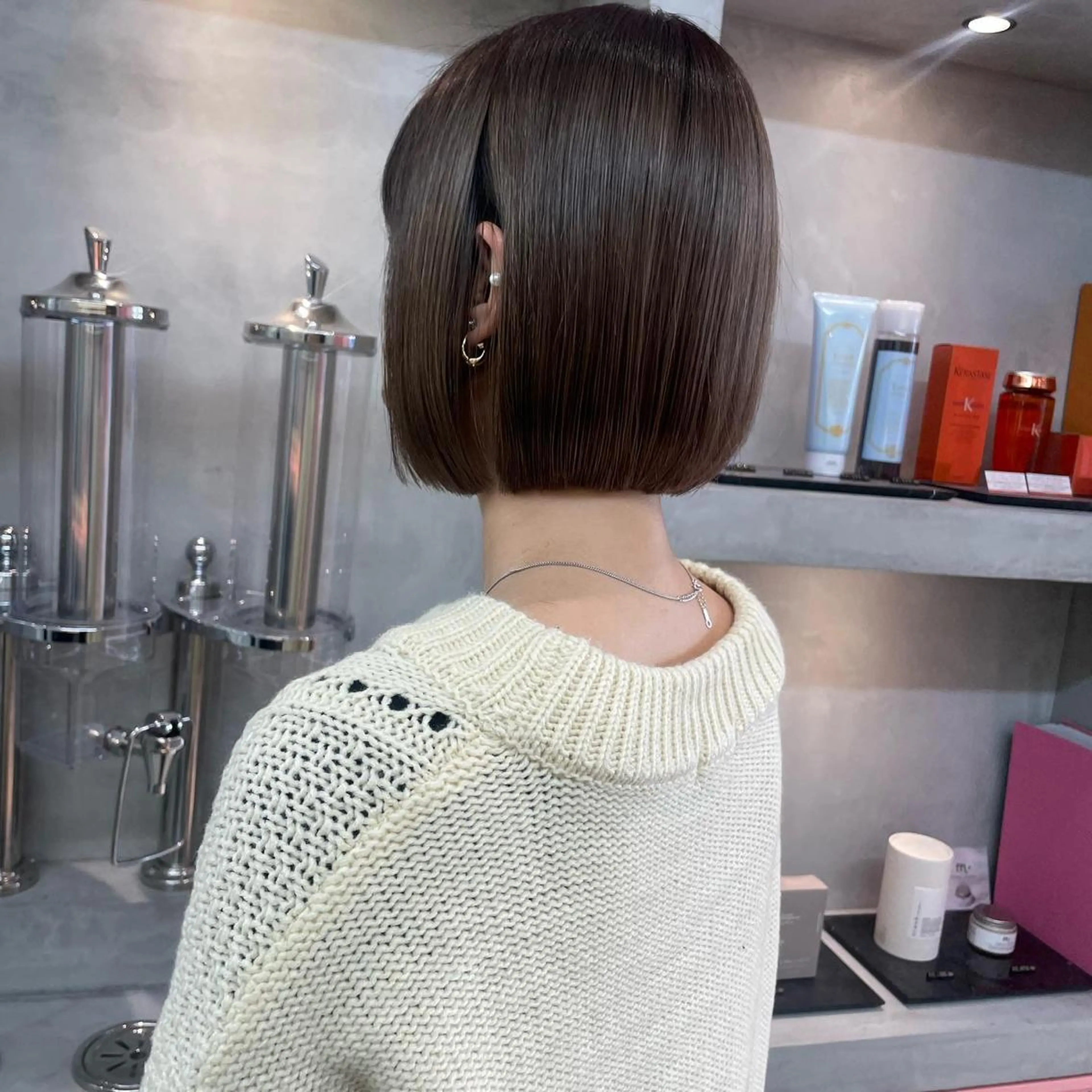 ショート Misaki /ボブ/縮毛矯正のヘアスタイル