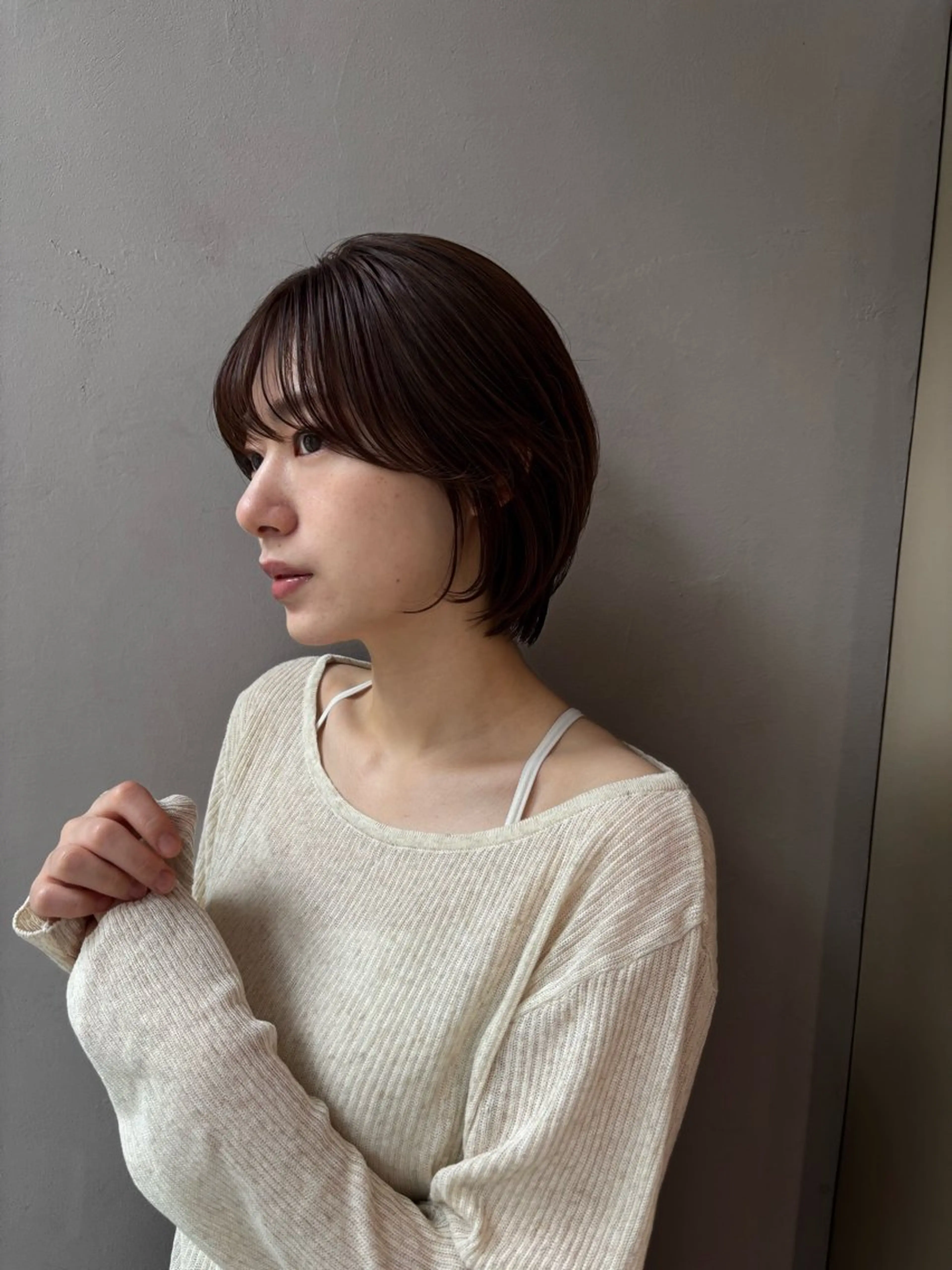 ショート カラー 渡邊 百咲のヘアスタイル