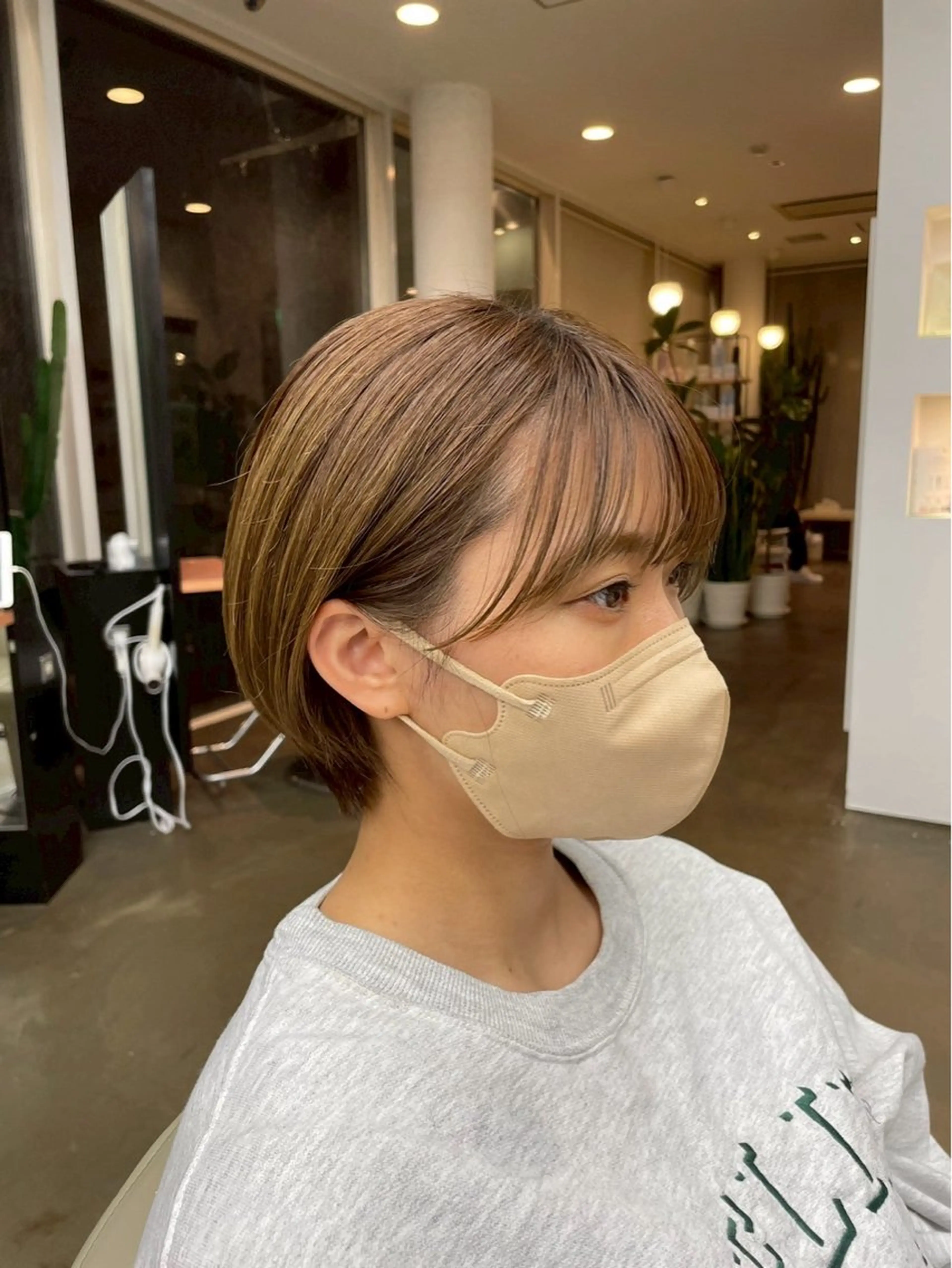 ショート DIFINOaoyama所属・🎧ayaka/ボブ /透明感カラー🩵のヘアスタイル