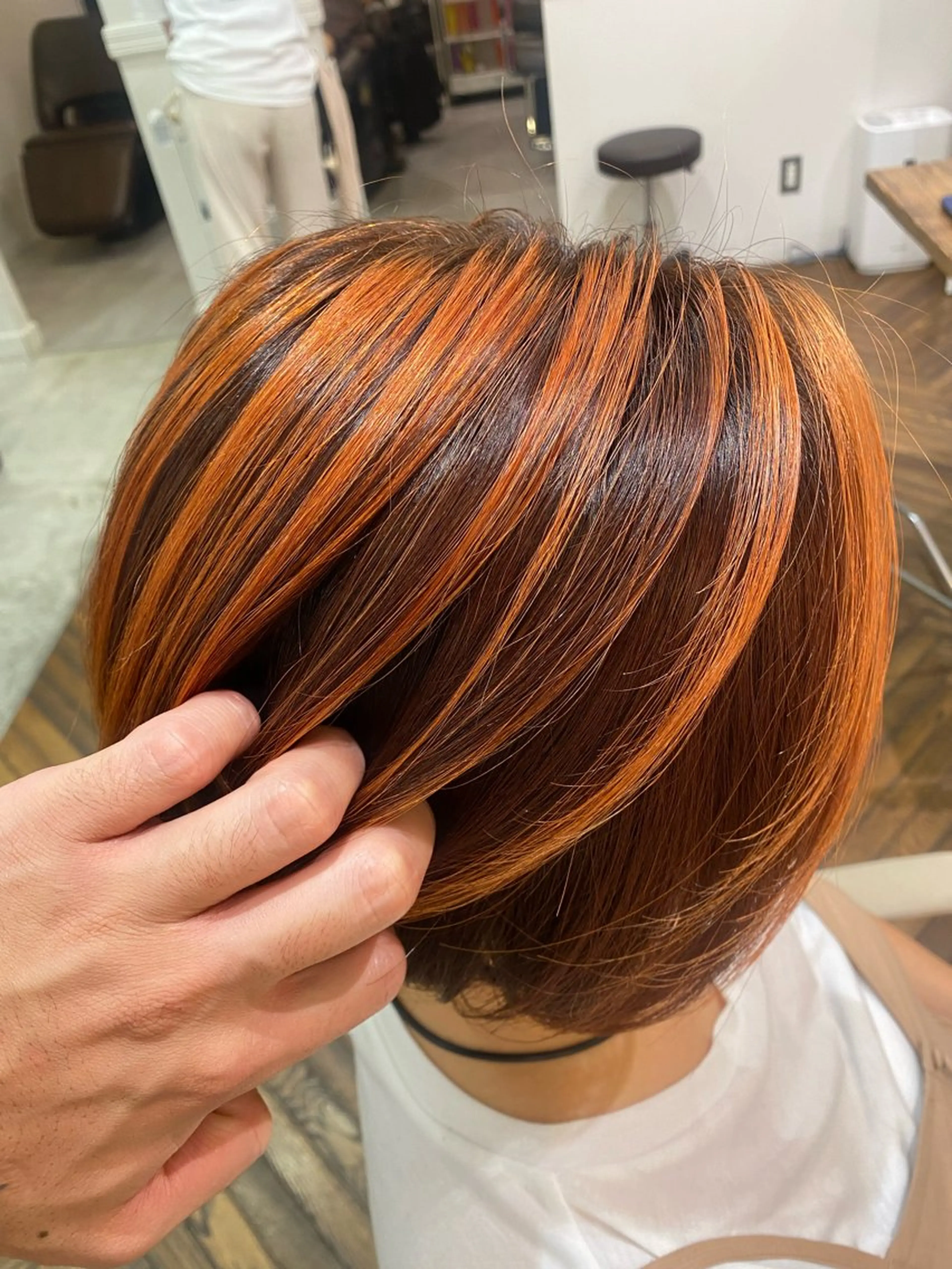 ショート カラー カット ヘアカラー トリートメント ショート、メンズ 一日1名限定枠⚡️のヘアスタイル