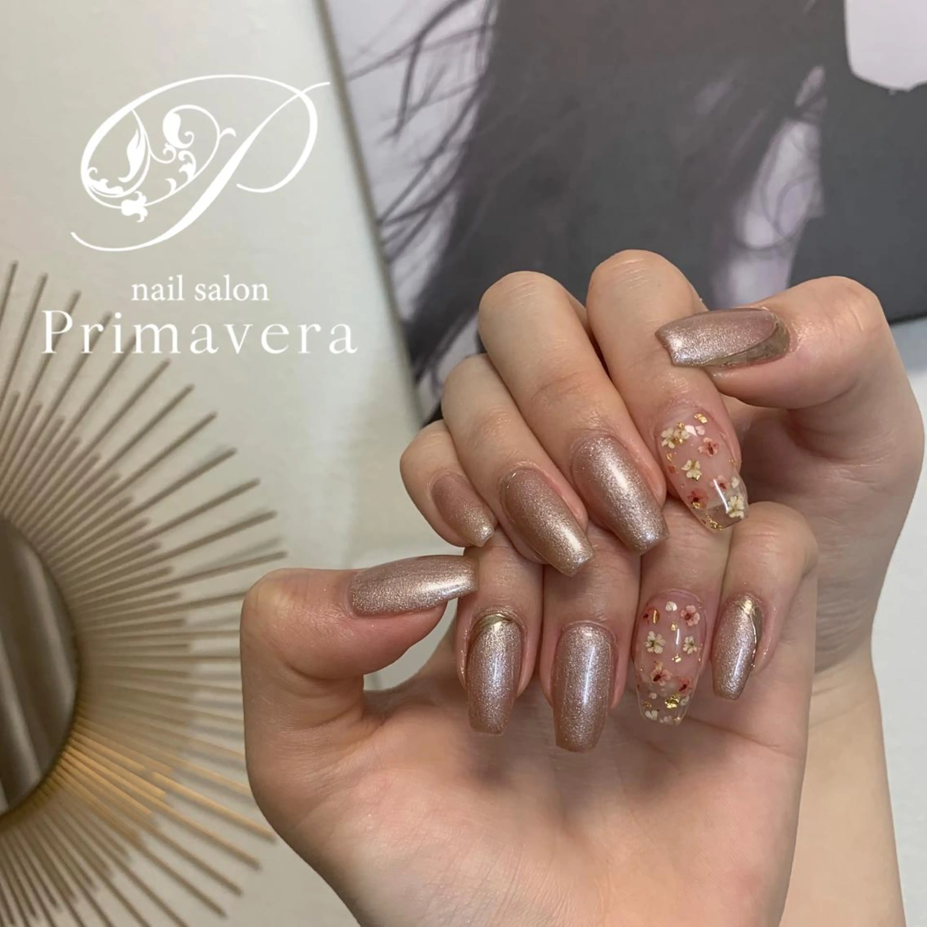 ネイル ハンドネイル Primavera 新横浜🤍美フォルムのネイルデザイン