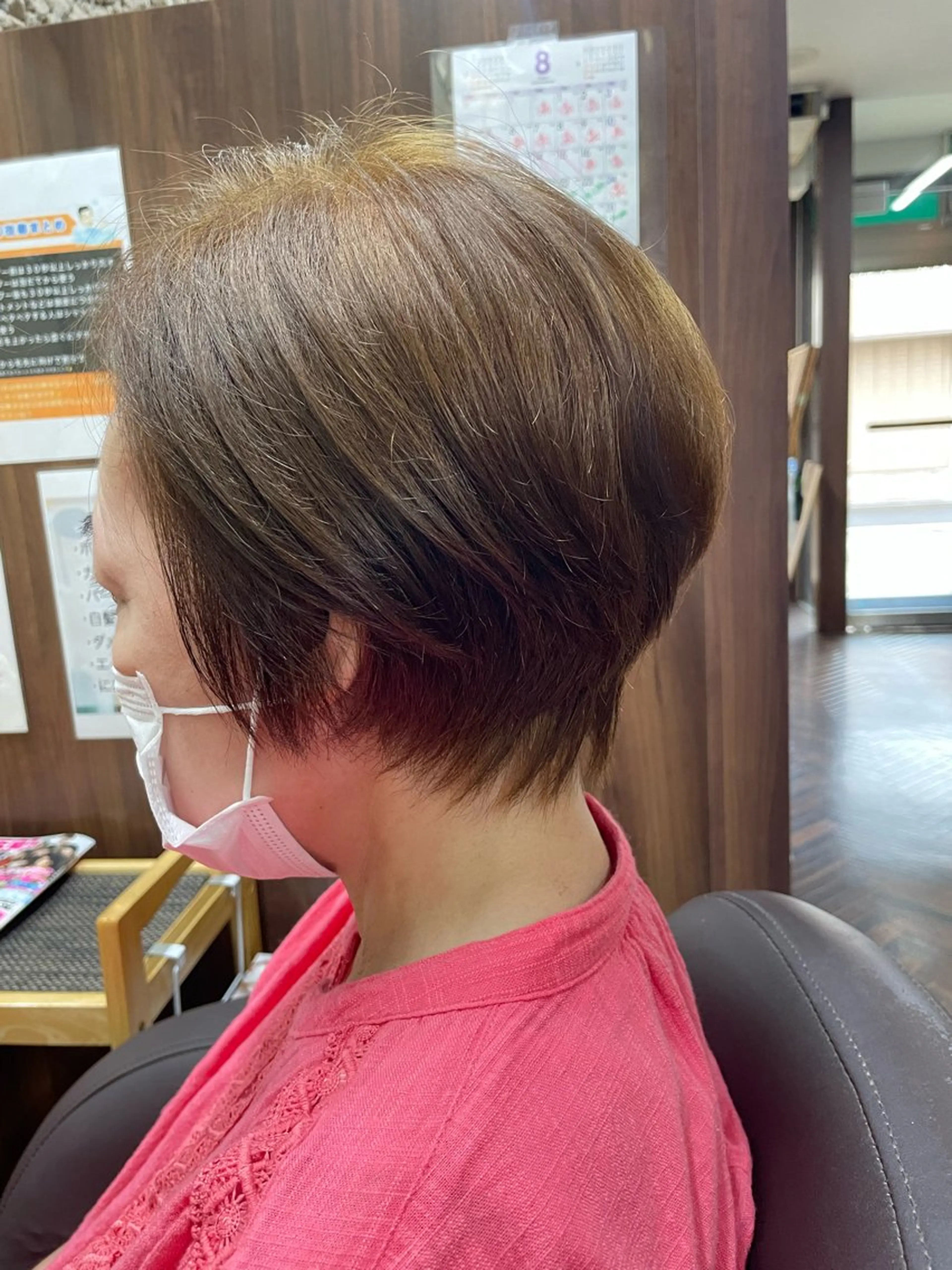 ショート カラー katae sayoriのヘアスタイル