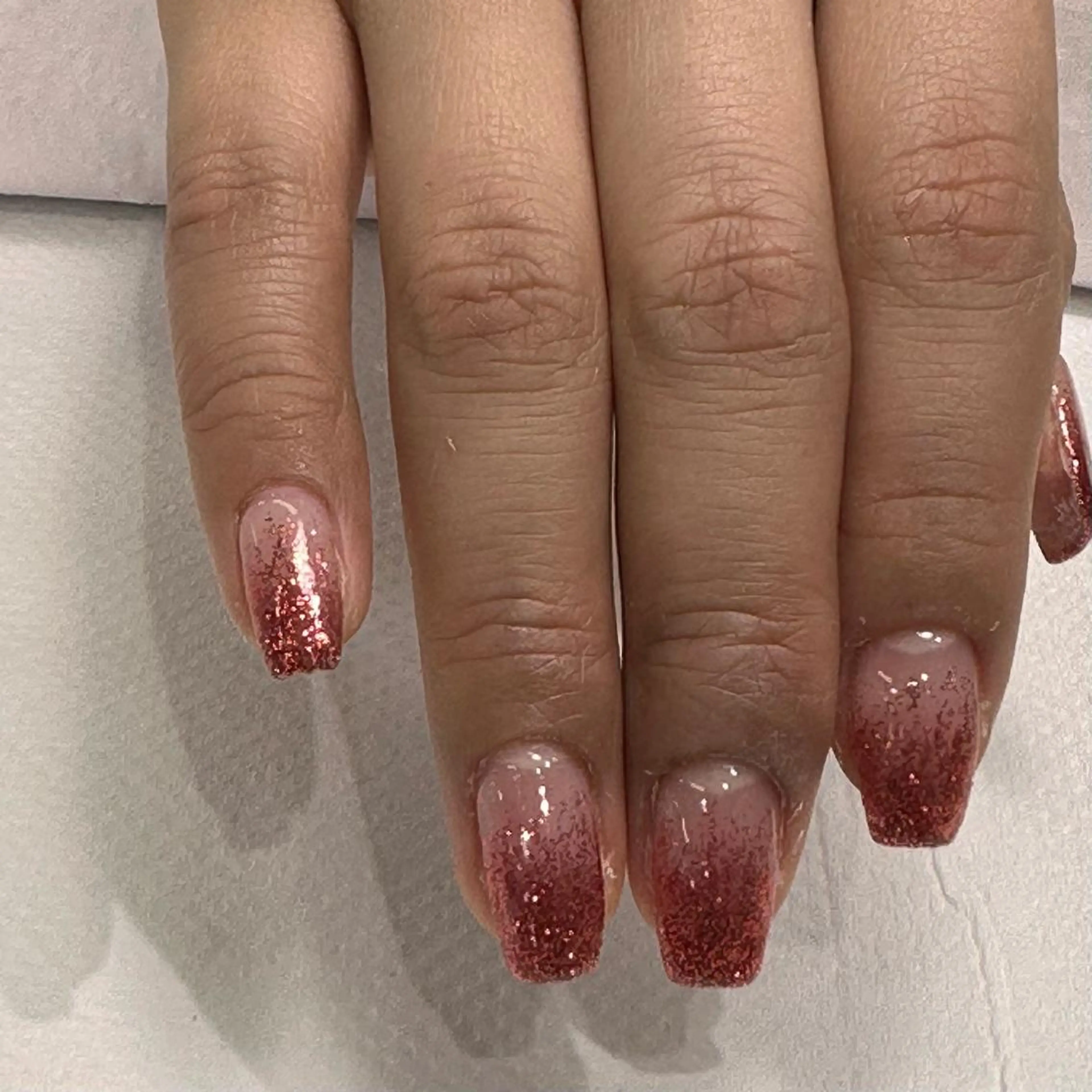 ネイル グラデーション ラメ(グリッター) ラメグラデーション MAXKELLY あやのネイルデザイン