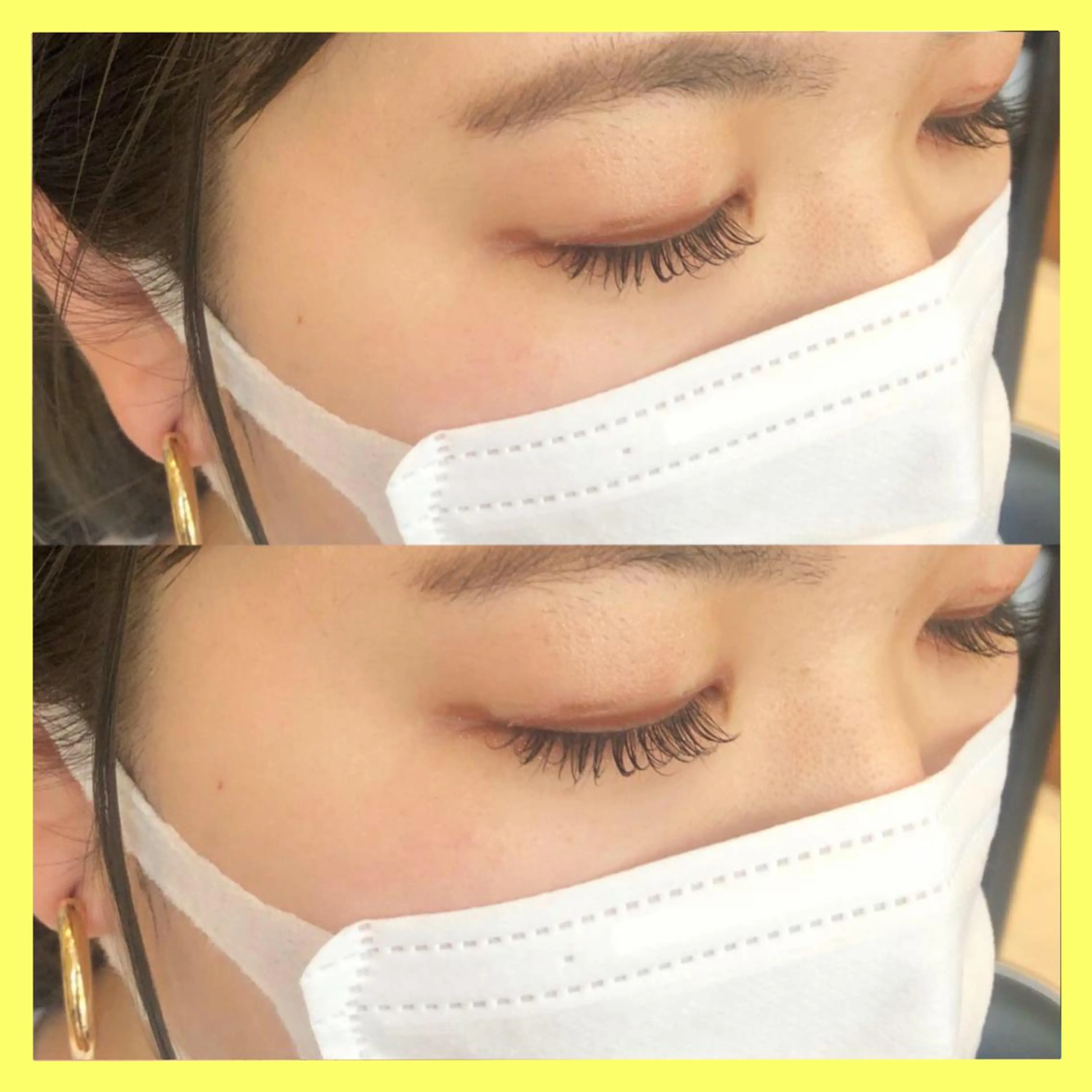 マツエク・マツパ キュート ルナ｜縮毛矯正 ×デザインカラー🥝のヘアスタイル