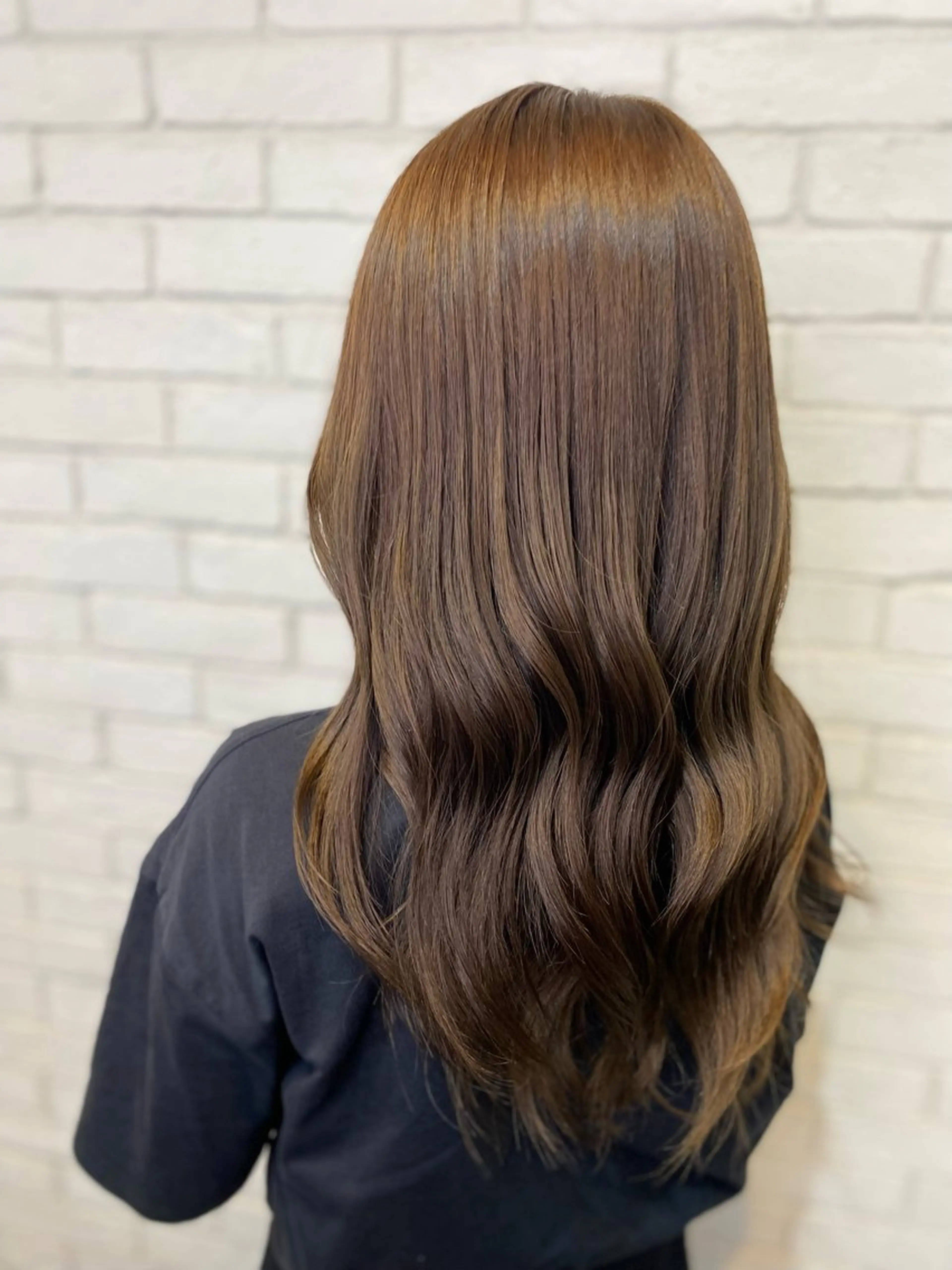 ロング カラー ヘアカラー トリートメント ヨシダ フミノリのヘアスタイル