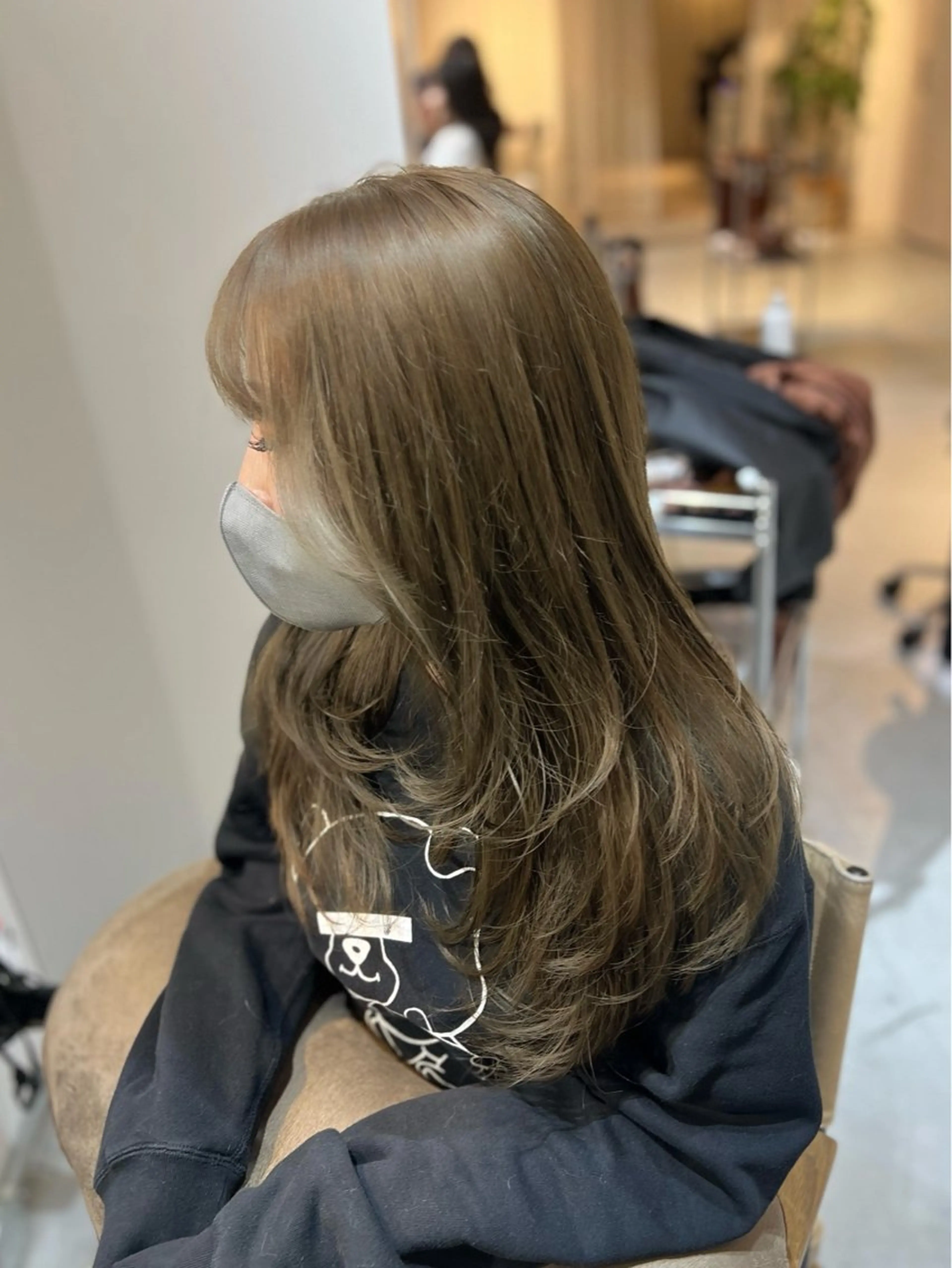 セミロング カラー ヘアアレンジ ✨韓国/外国人風✨ 江原巧のヘアスタイル