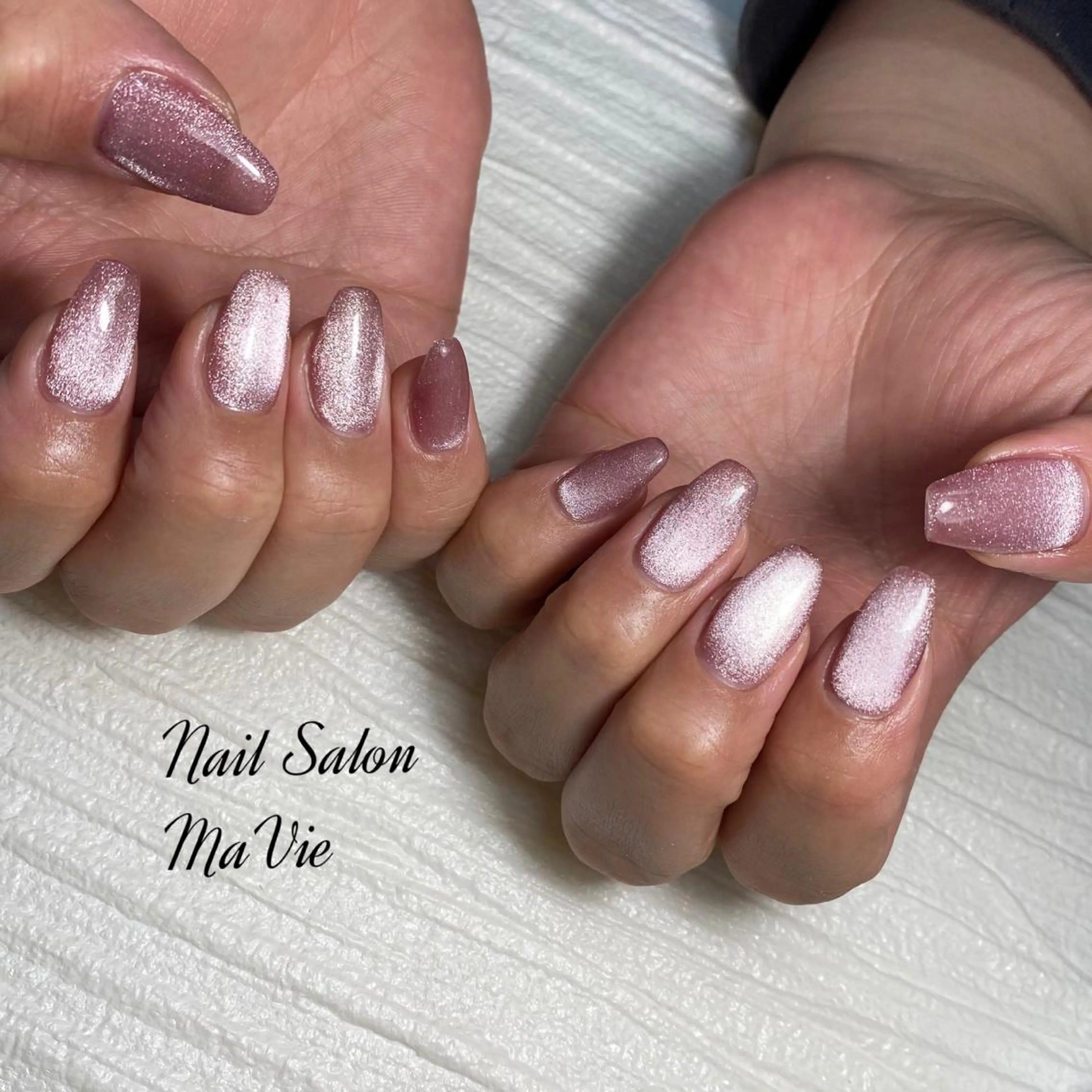 ロング ネイル ハンドネイル 坂上 万奈のネイルデザイン