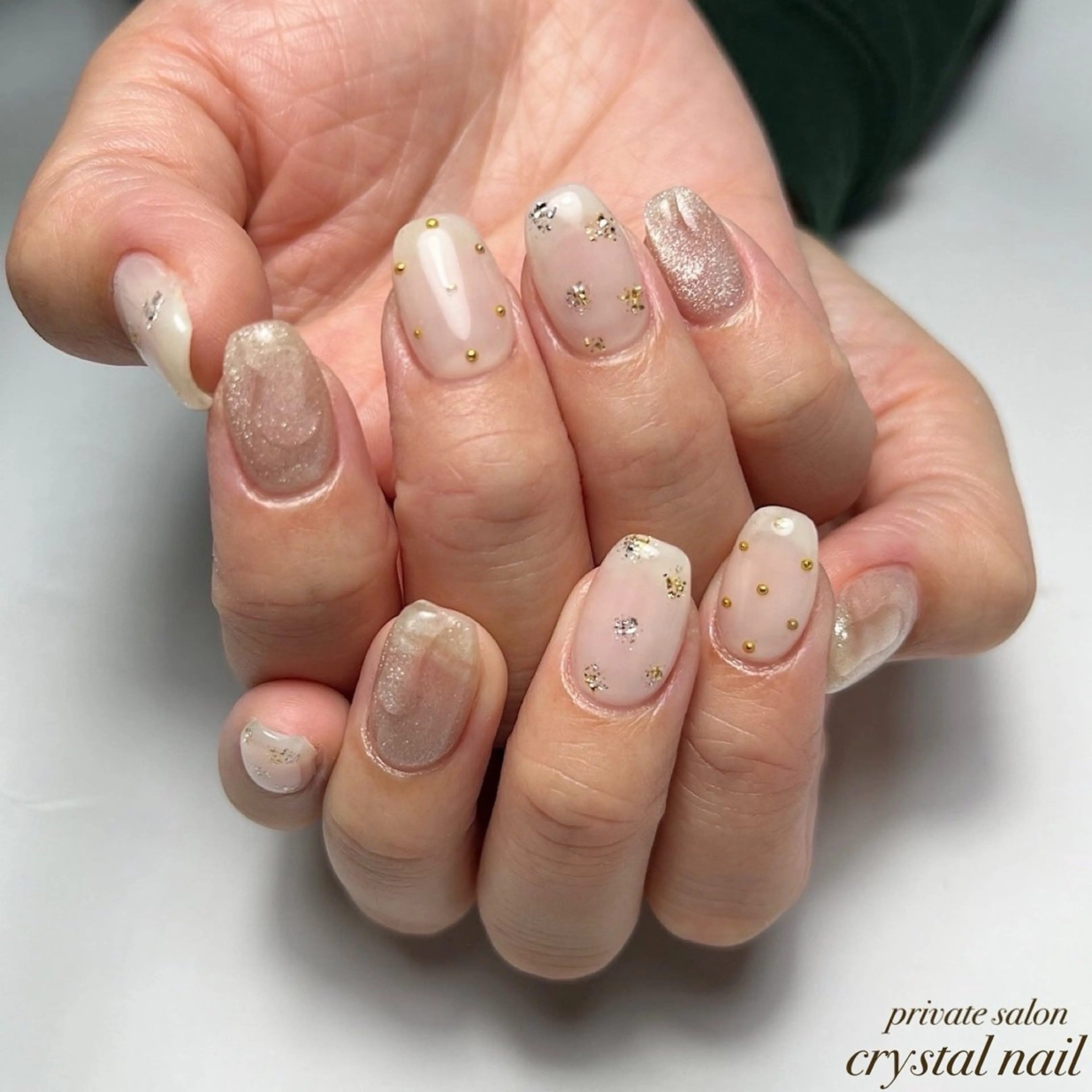 ネイル シンプルネイル Crystal Nailのネイルデザイン