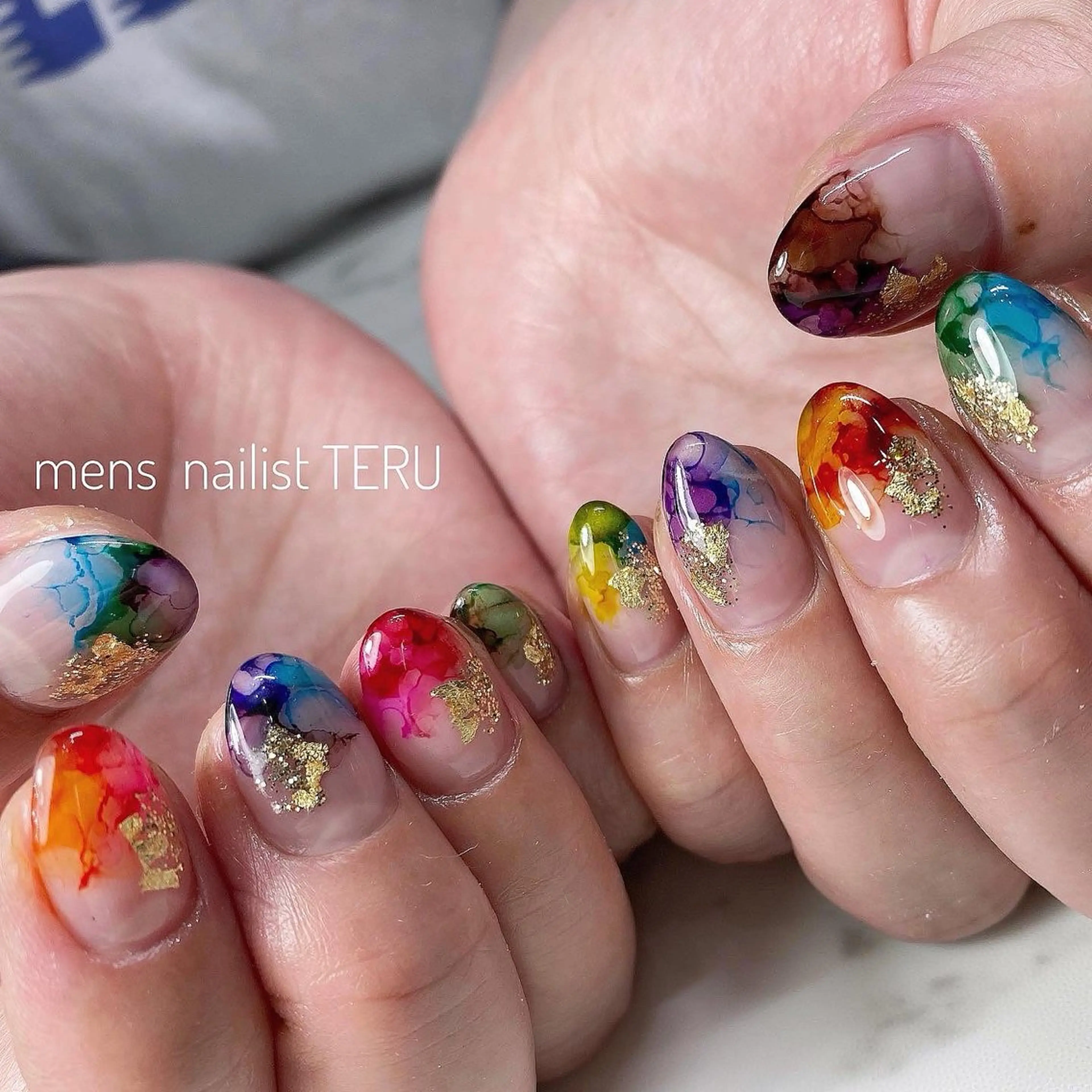 ネイル メンズネイル ハンドネイル nailsalon ETERNALのネイルデザイン