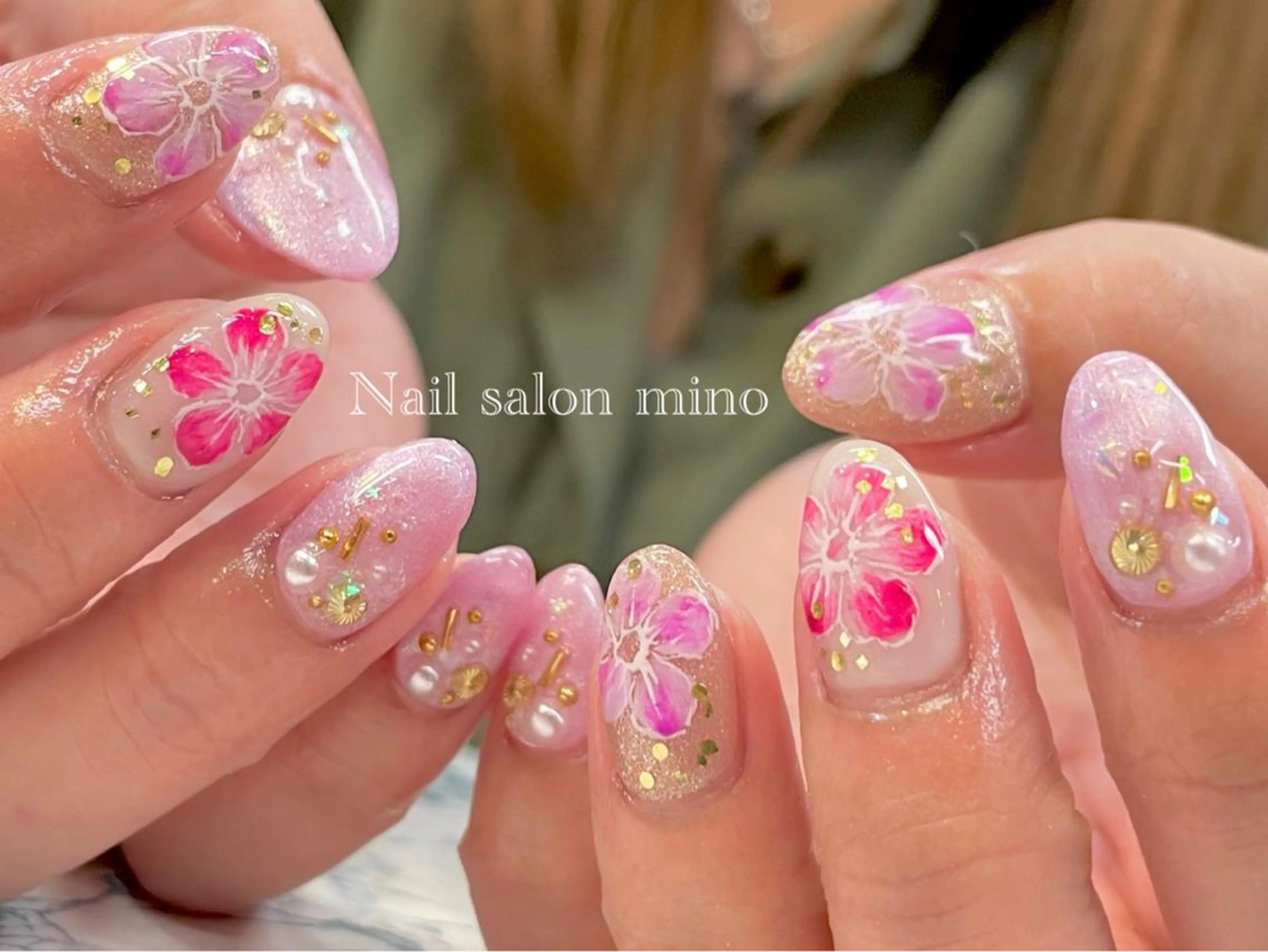 ネイル ハンドネイル 三野　nail salon minoのネイルデザイン