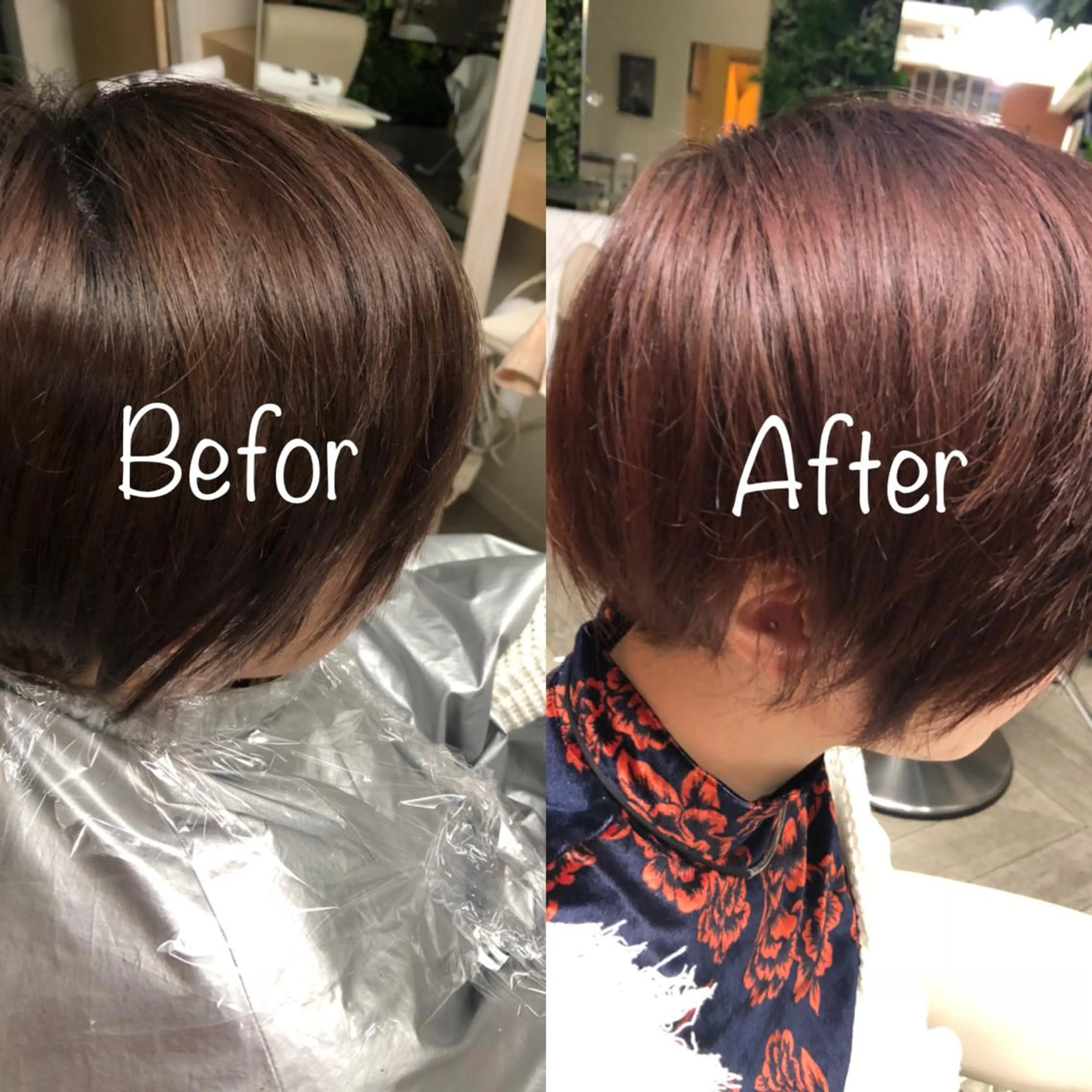 ショート カラー 片山美穂 心斎橋・なんばのヘアスタイル